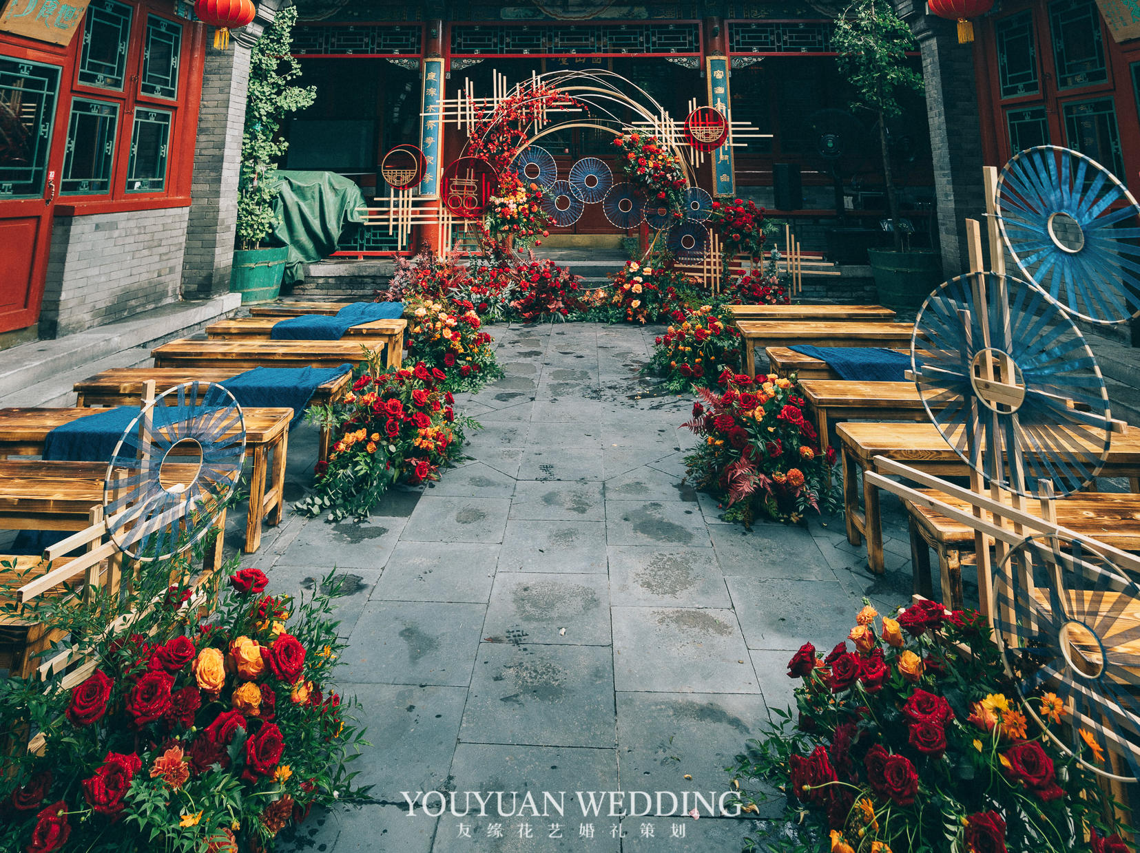 大家都喜欢的四合院里的新中式婚礼