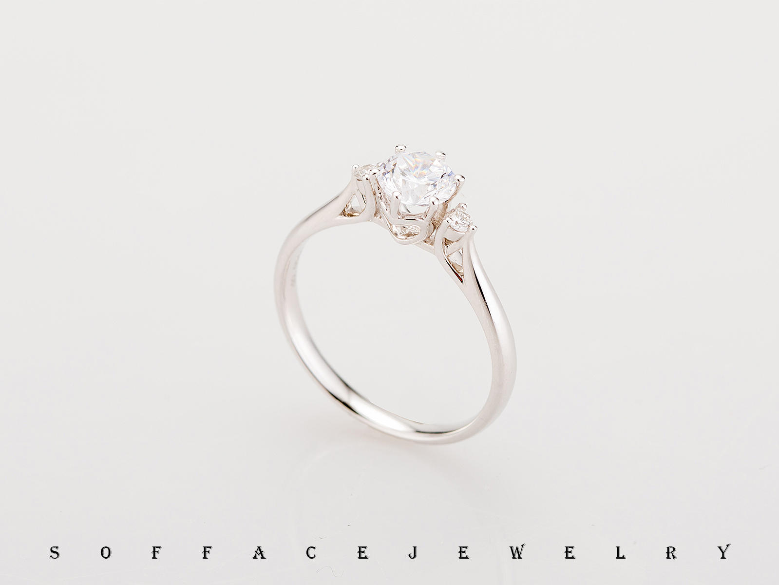 索菲斯|设计款结婚钻戒|伴随