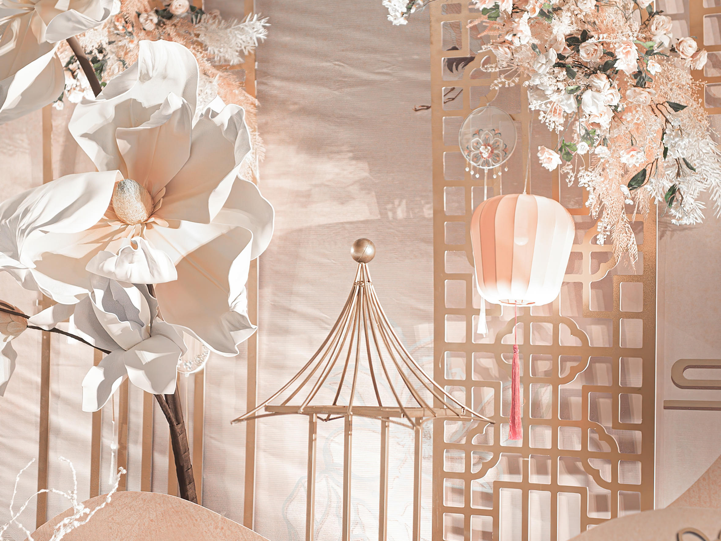 【甜·π婚礼】淡粉色中式婚礼