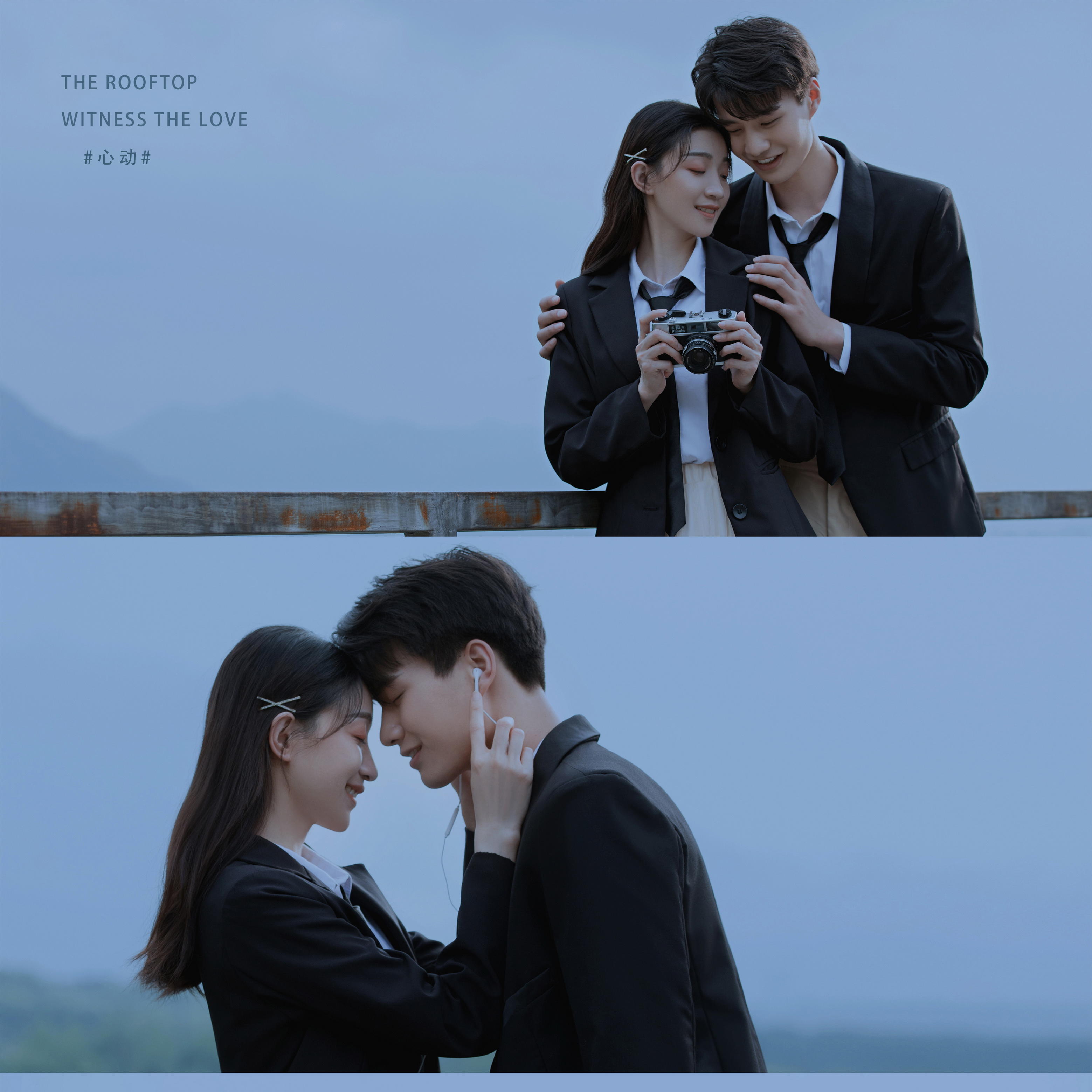 慕尚视觉/电影感十足的校园风婚纱照