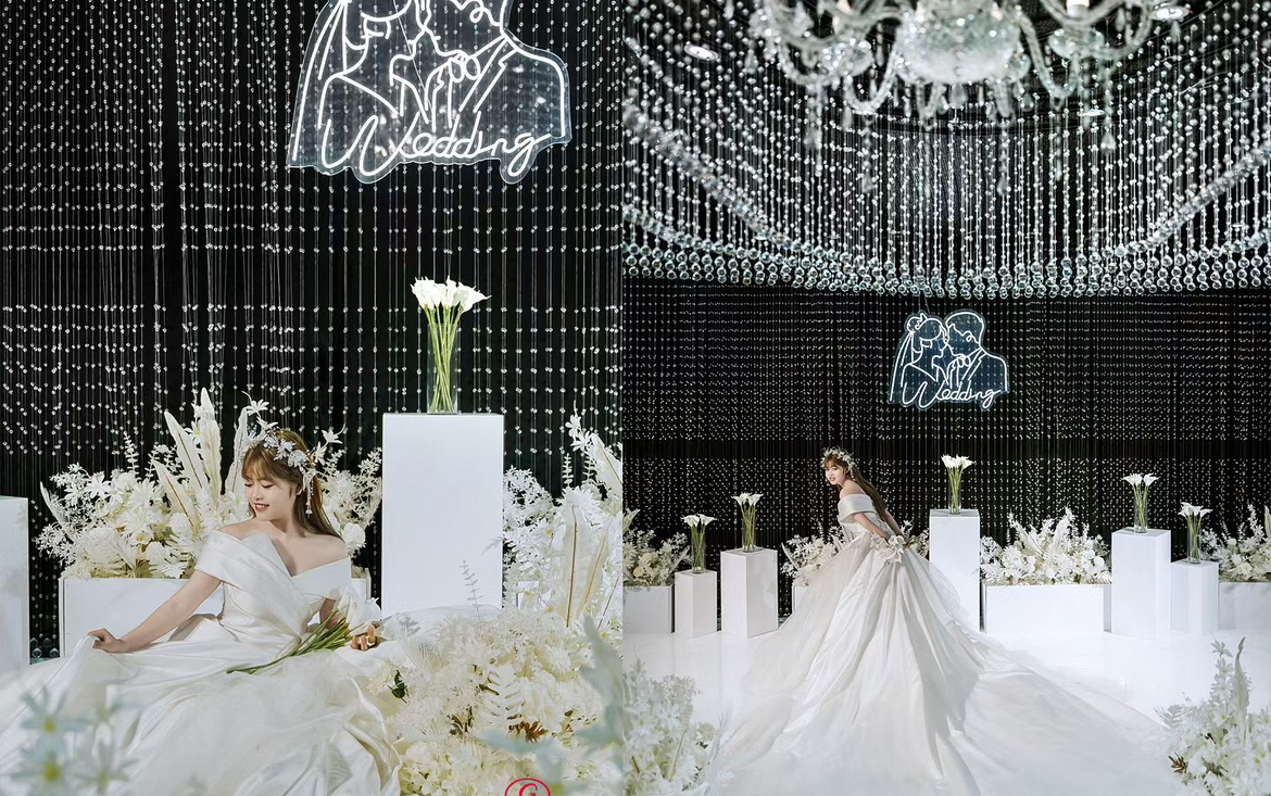 室内浪漫婚礼仪式