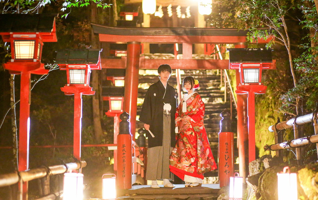 京都 贵船神社の和婚 乐惟海外婚礼 婚礼策划 婚礼纪