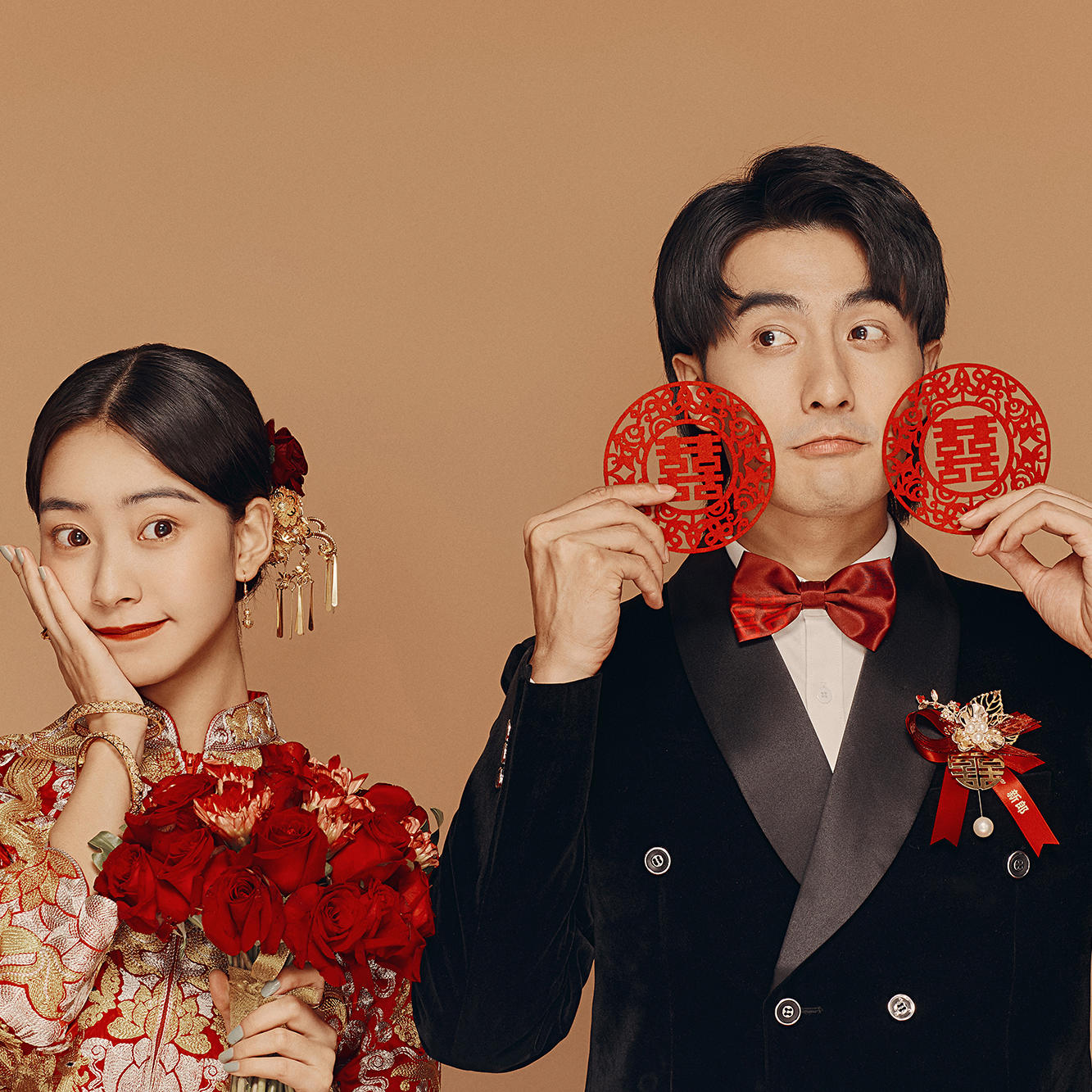 【喜嫁系列】新中式婚纱照|定制拍摄|接驾到店