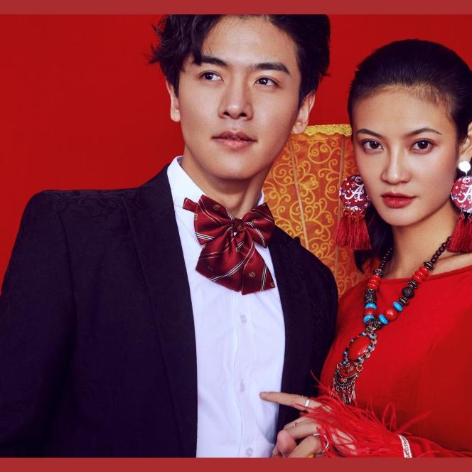 圣罗威·会讲故事的婚纱照