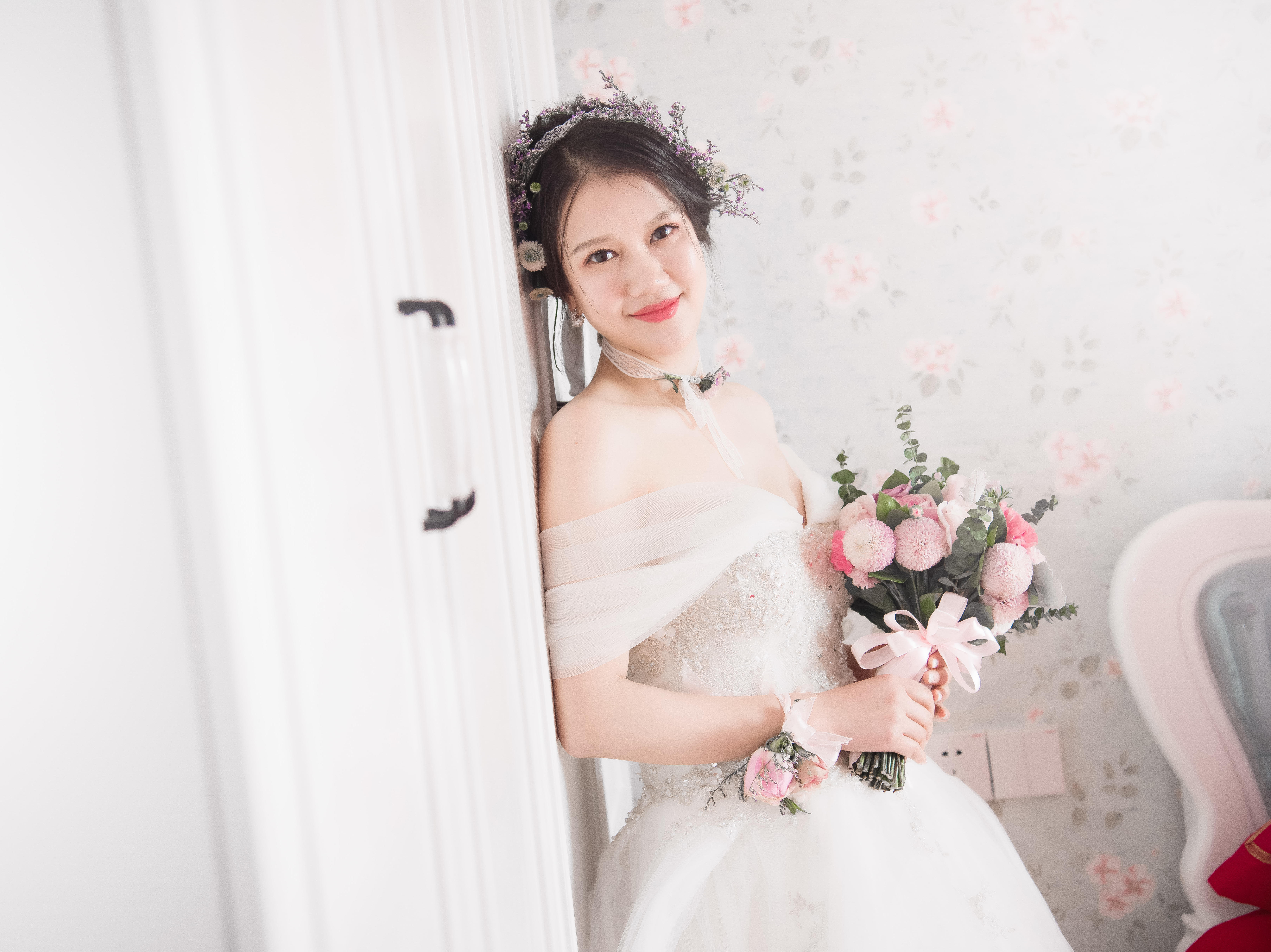 韩式白纱优雅敬服伴娘服租赁套餐