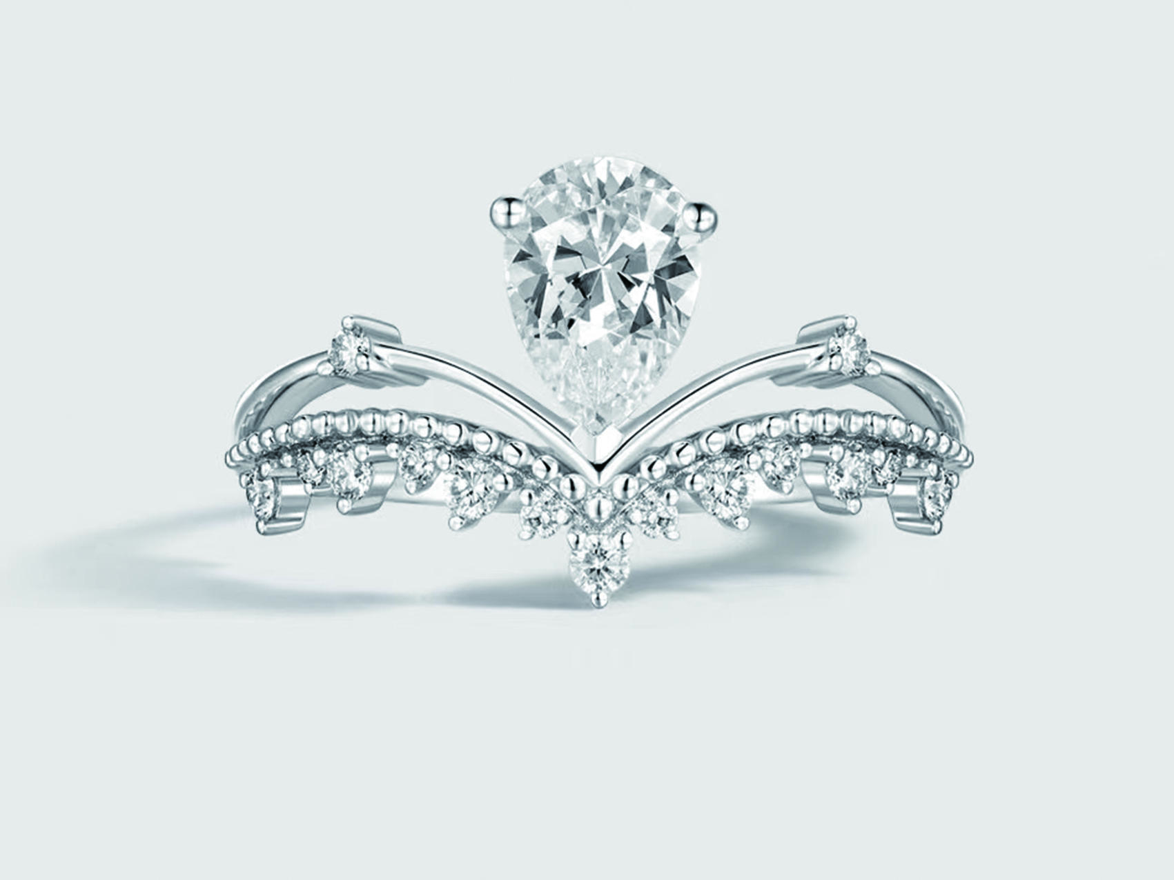 Hengyue 钻戒 女王皇冠