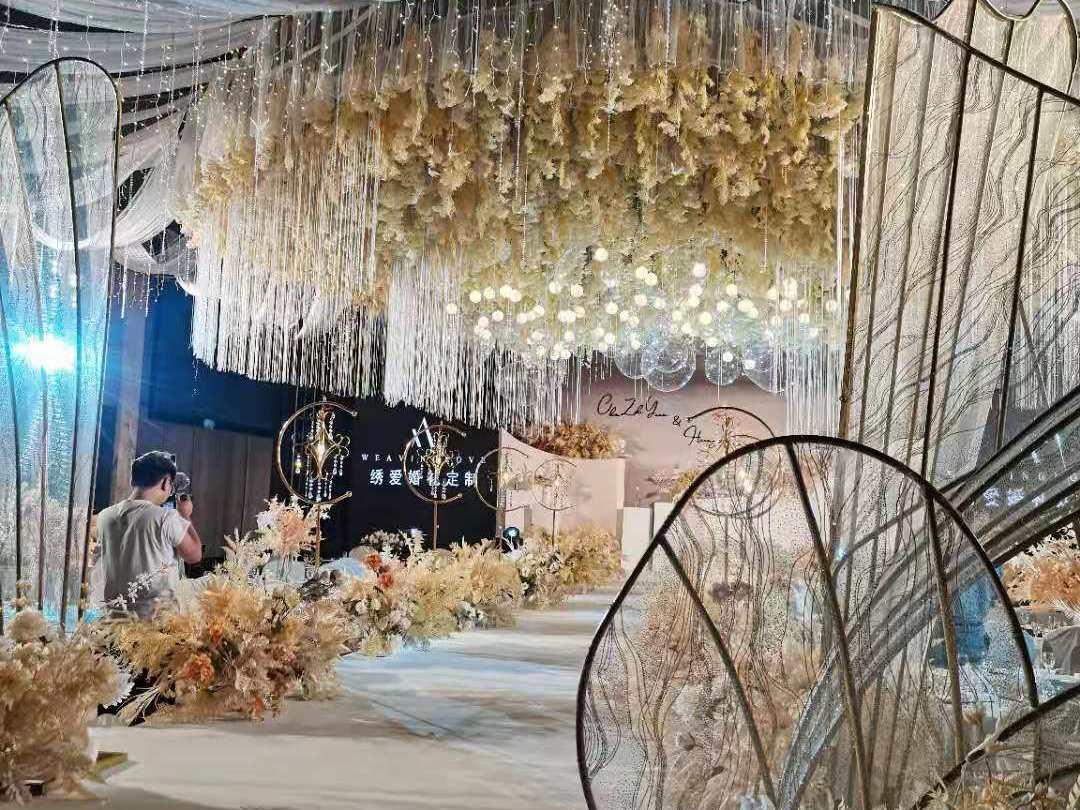 人气爆棚香槟色婚礼汇峰大酒店婚礼