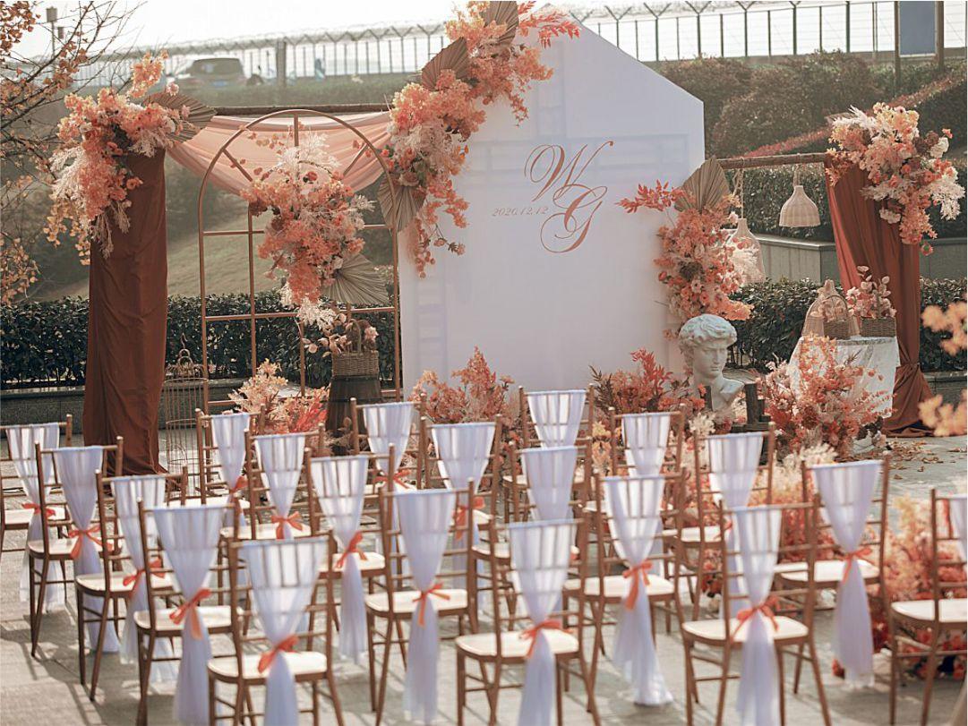 入目皆是秋-新款焦糖色网红婚礼(含四大金刚音响）