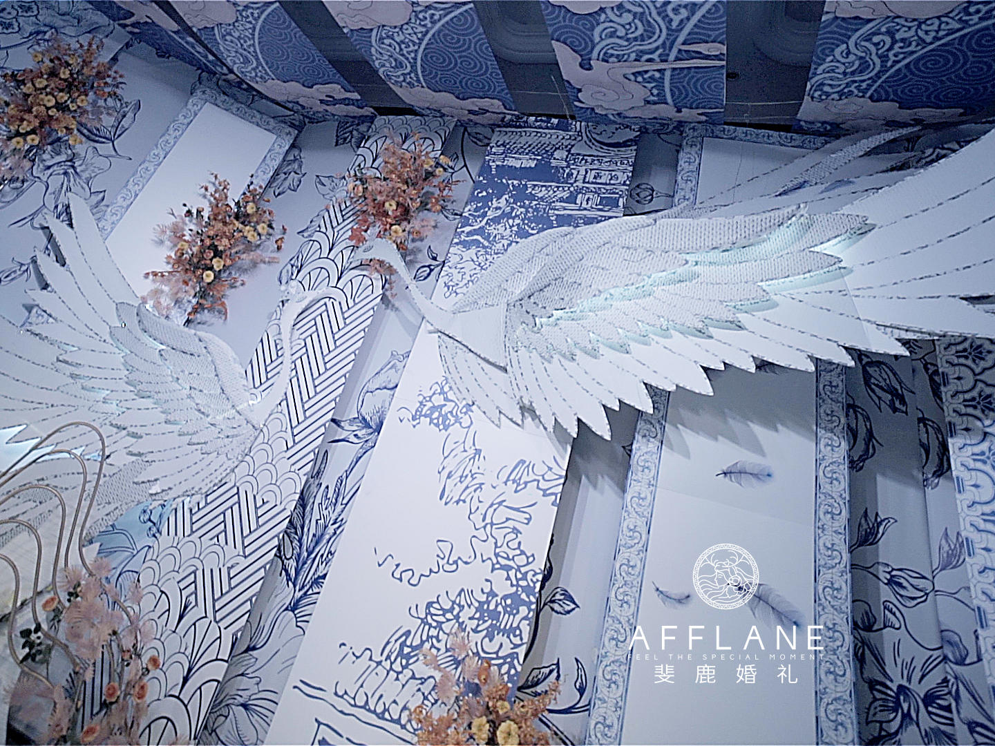 【鸢尾蓝比翼鸟 | 雅致青花瓷】炊烟袅袅只愿与你