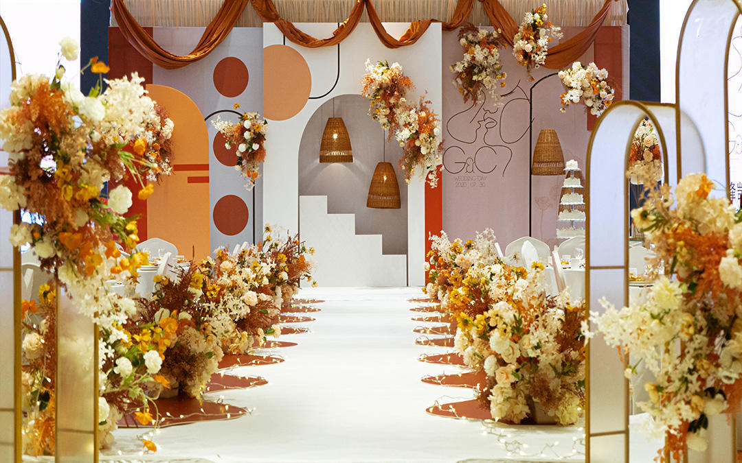 【艾特婚礼】| ins泰式莫兰迪橙红焦糖色婚礼