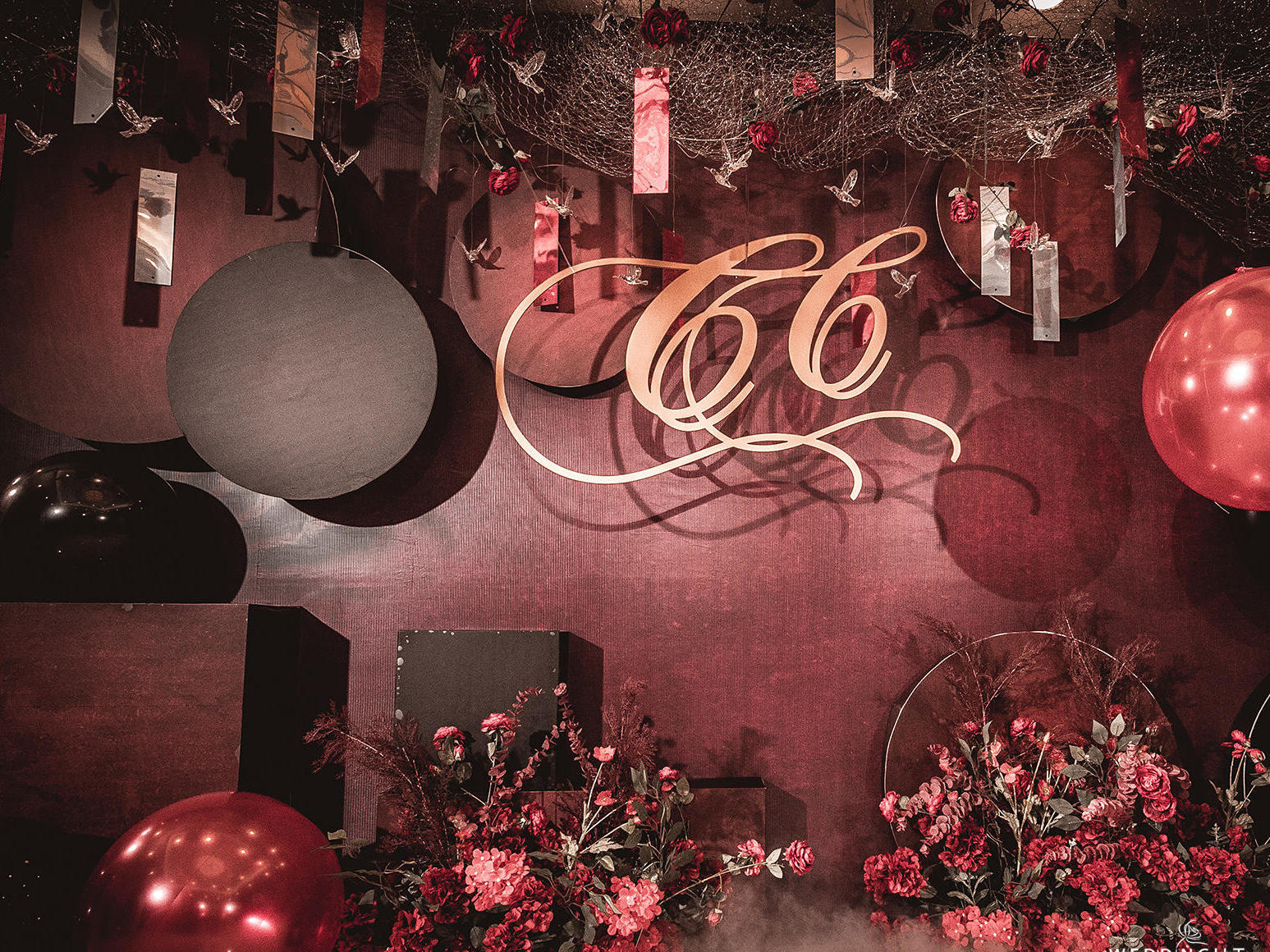 【花町婚礼】2020爆款·黑红系撞色婚礼