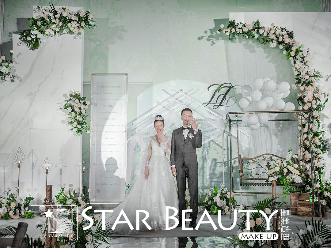 森系清新风高端专业新娘全天跟妆天河白云越秀广州