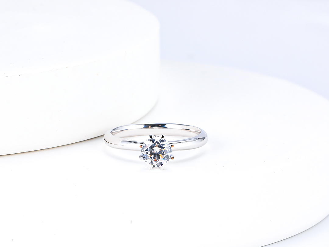 人气爆款 国潮系列八爪镶嵌素金戒臂钻戒定制