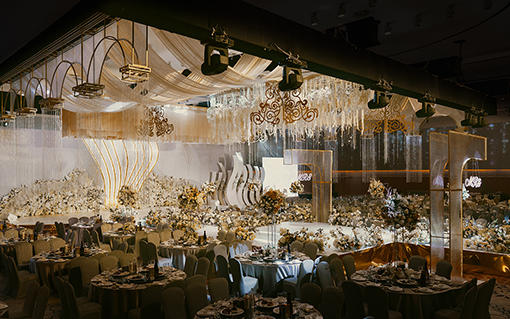 主流色彩 香槟撞金 暖色婚礼 【遇见婚礼定制】