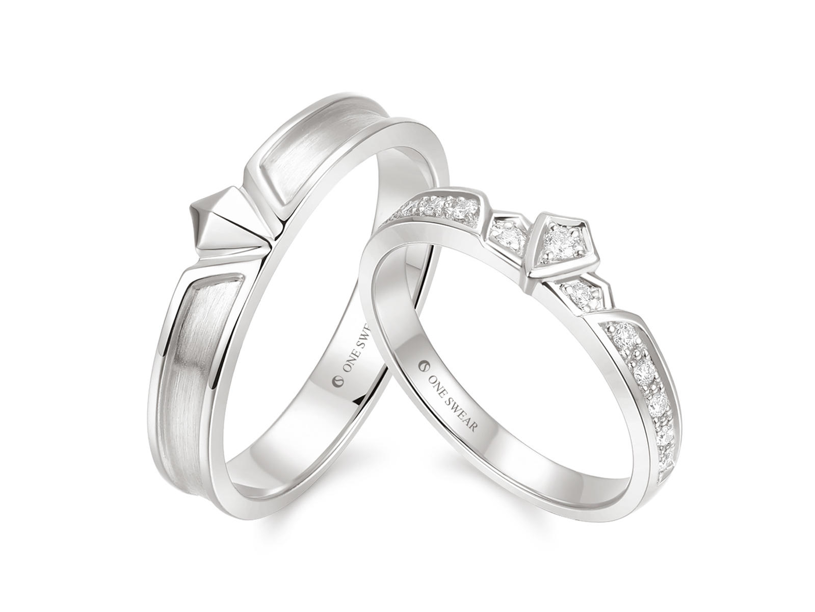 梵誓-骑士之盾 欧洲古典长诗情侣结婚对戒