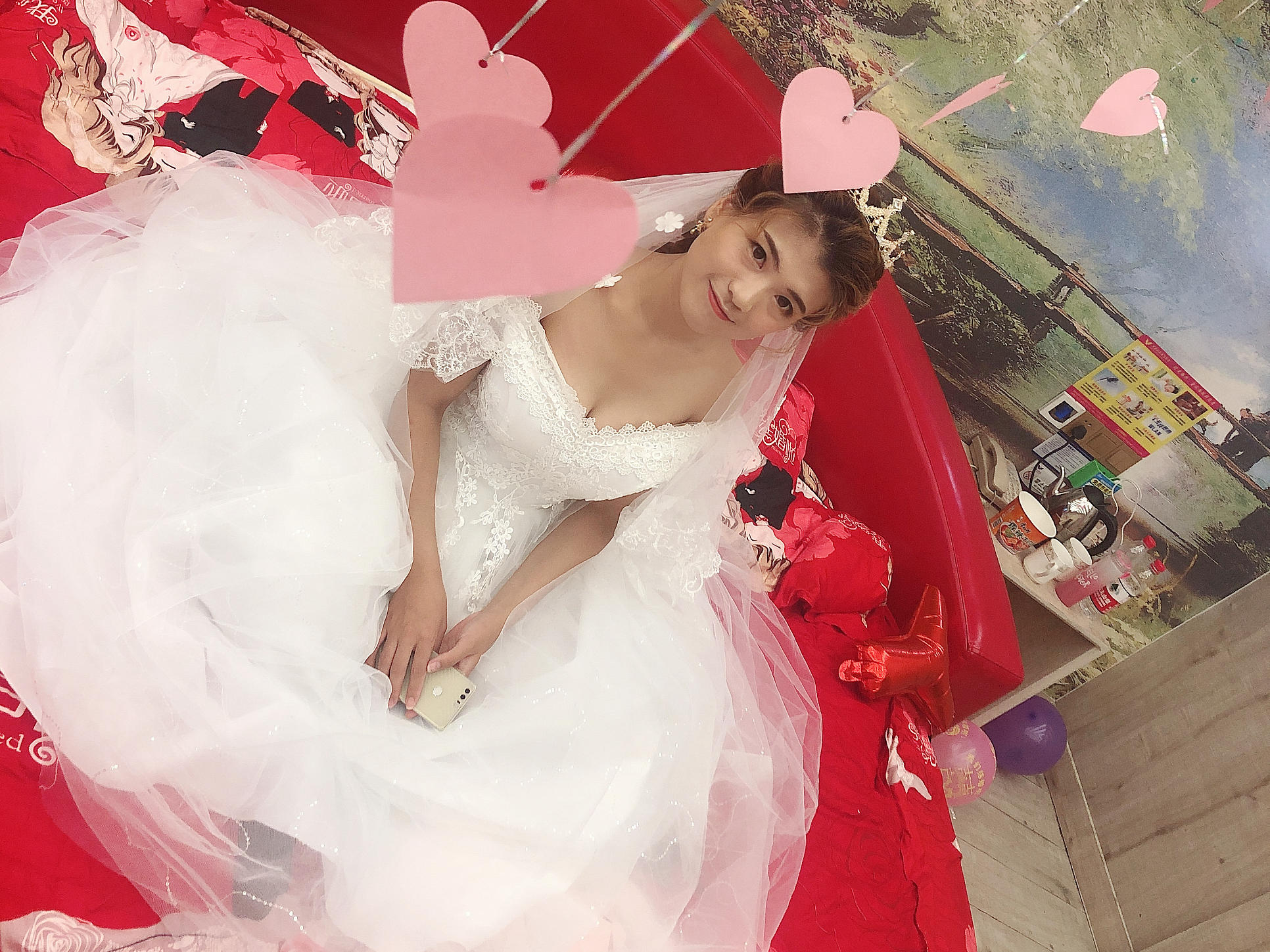 资深档全程跟妆2造型，新娘妆容