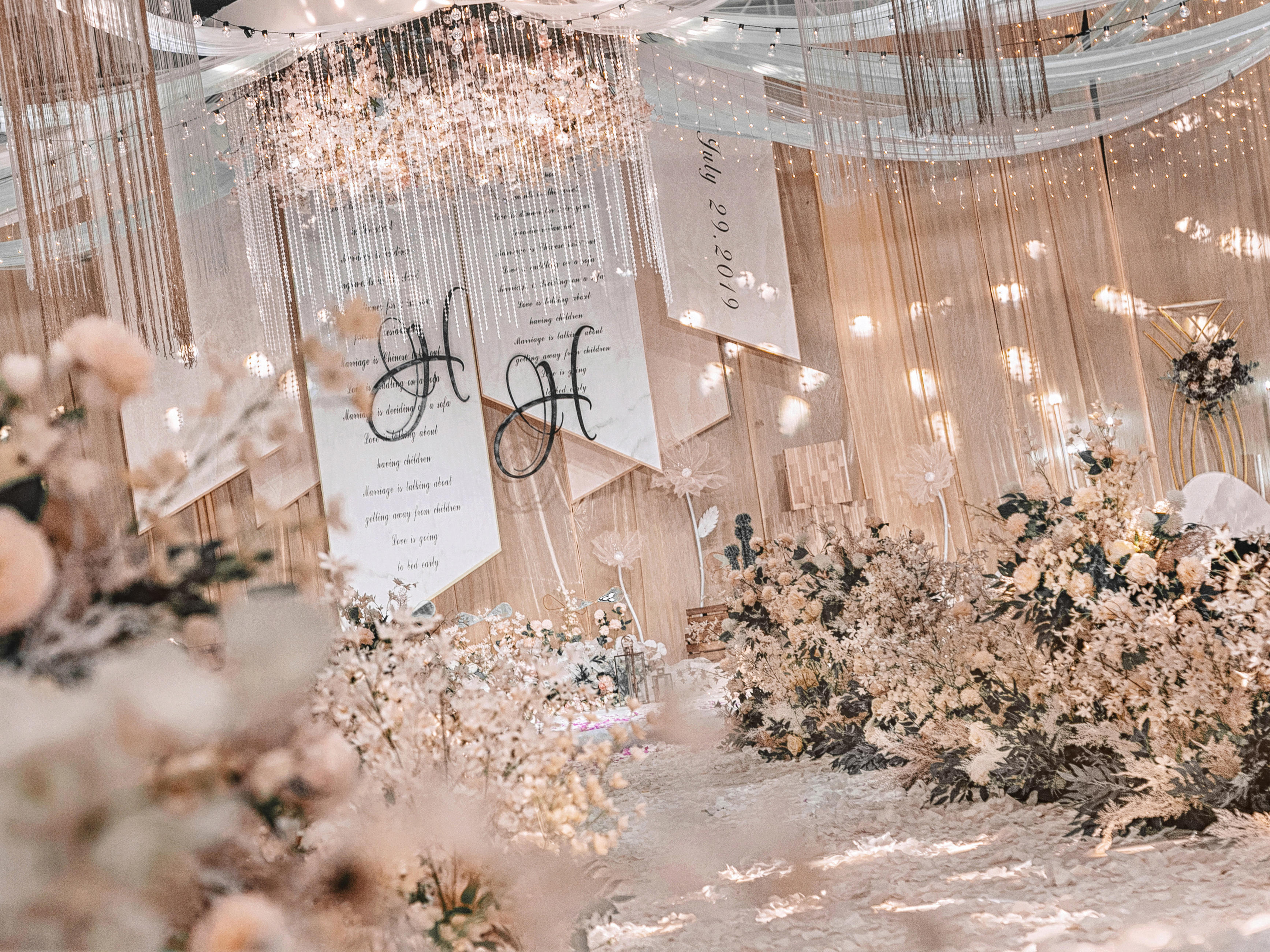 高贵典雅，香槟色婚礼-2020