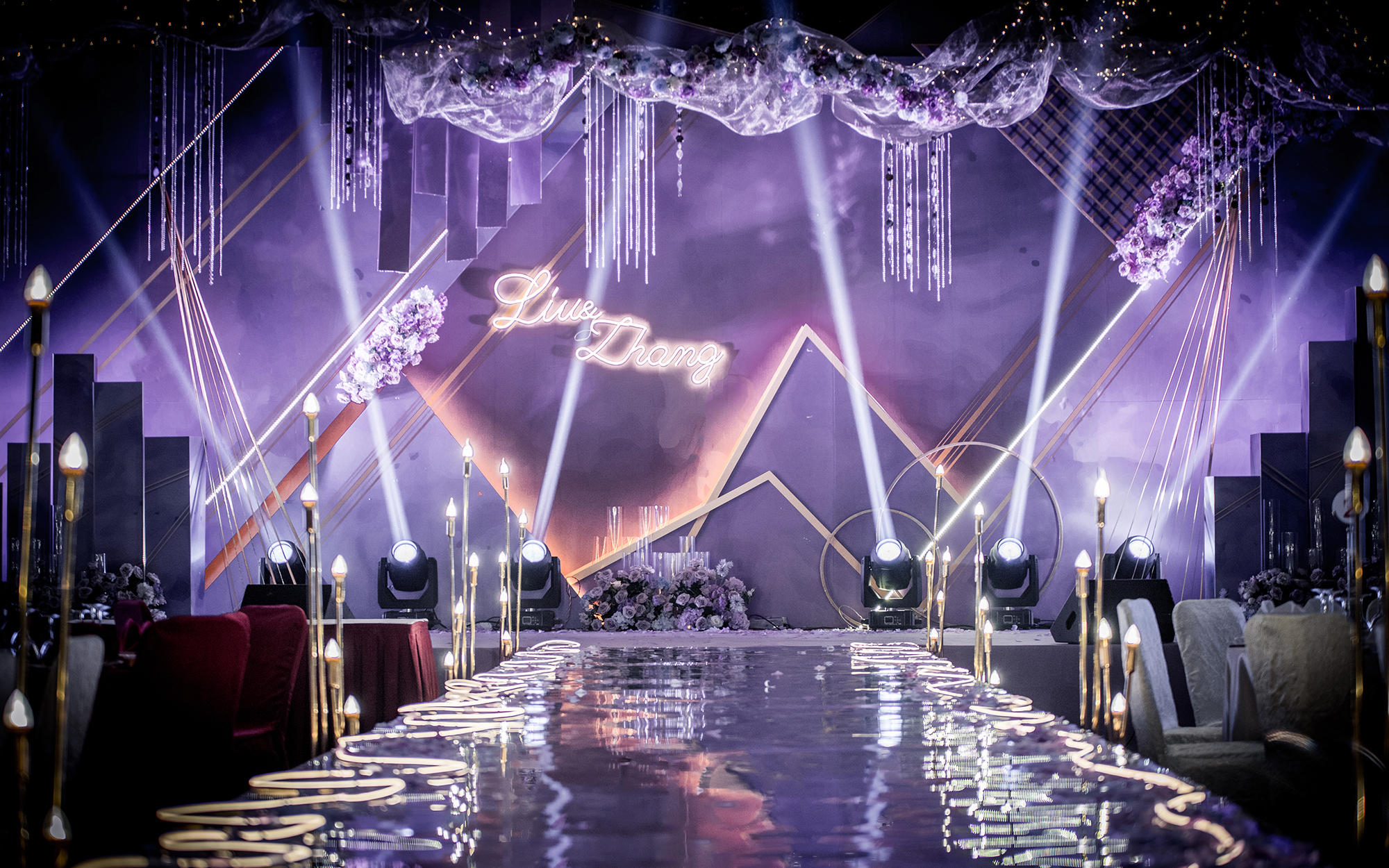 紫色系梦幻浪漫主题婚礼{光年以外}