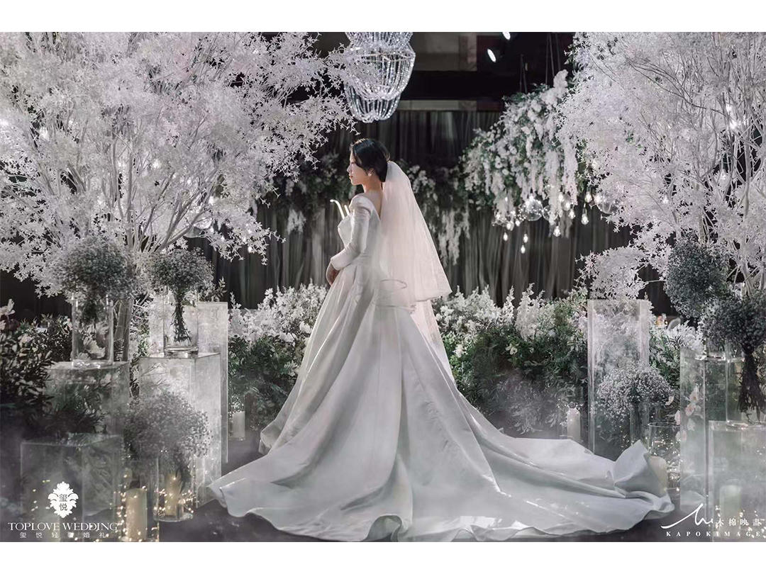 玺悦婚礼  韩式森系白绿撞色超仙婚礼