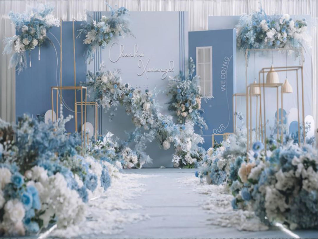 【2023流行色系】梦幻蓝色婚礼