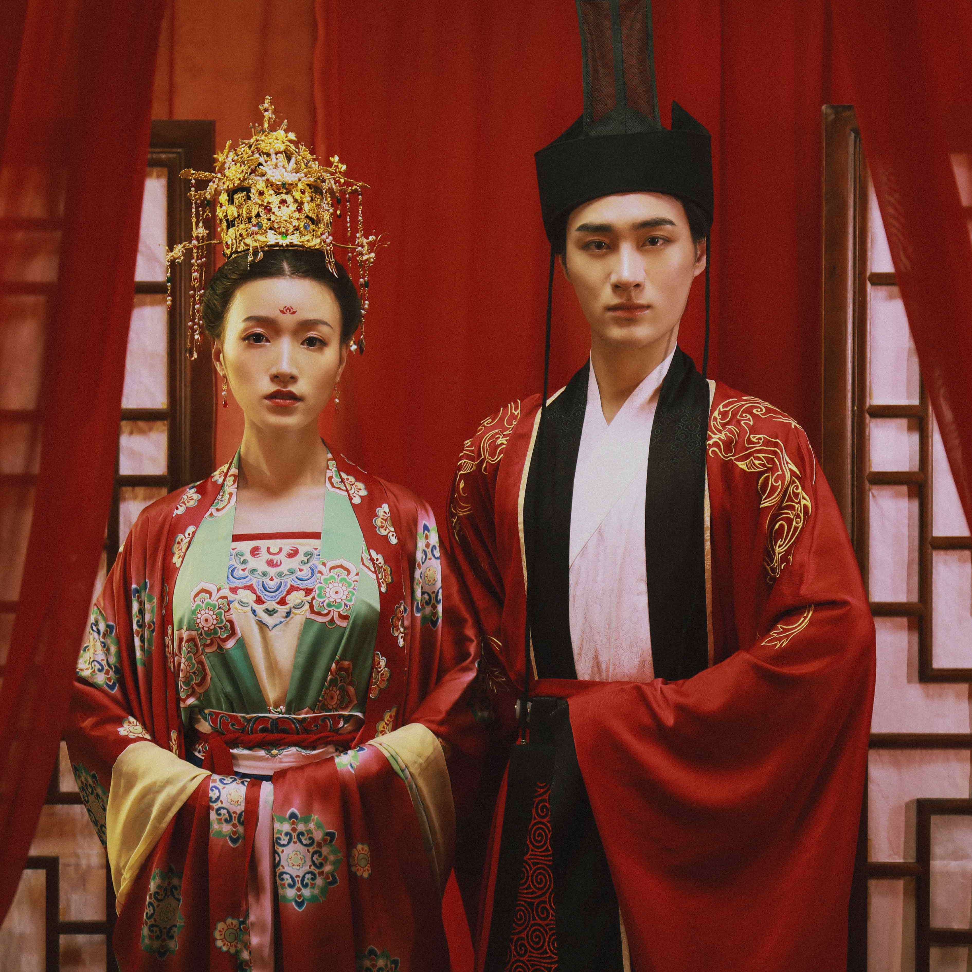 中式古風傳統(tǒng)漢服婚服視頻套餐---鳳凰于飛