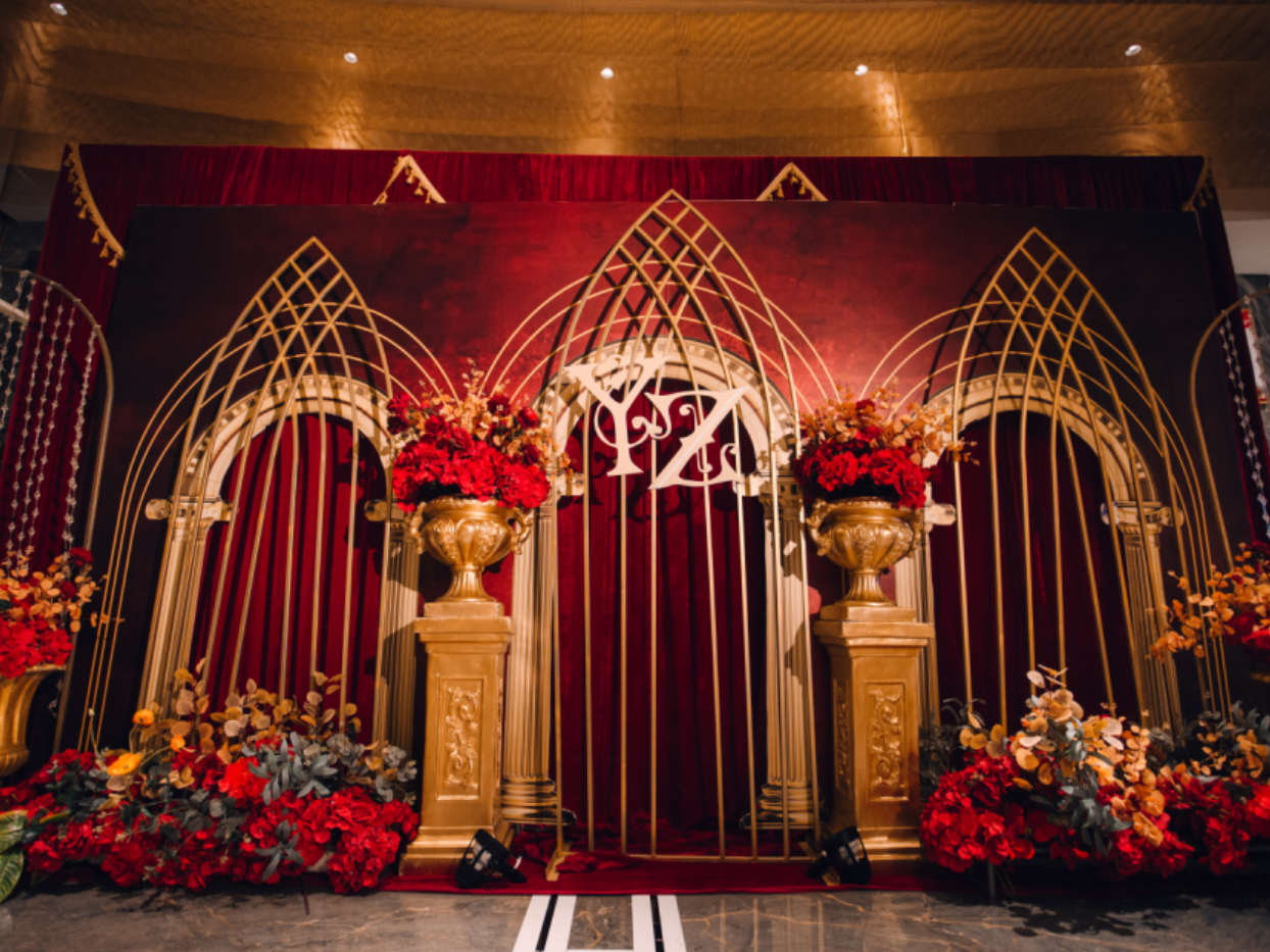 【萝亚婚礼】红色复古婚礼现场