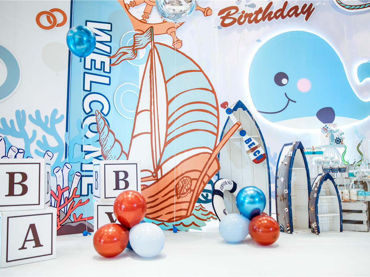 远航小鲸鱼生日主题1111