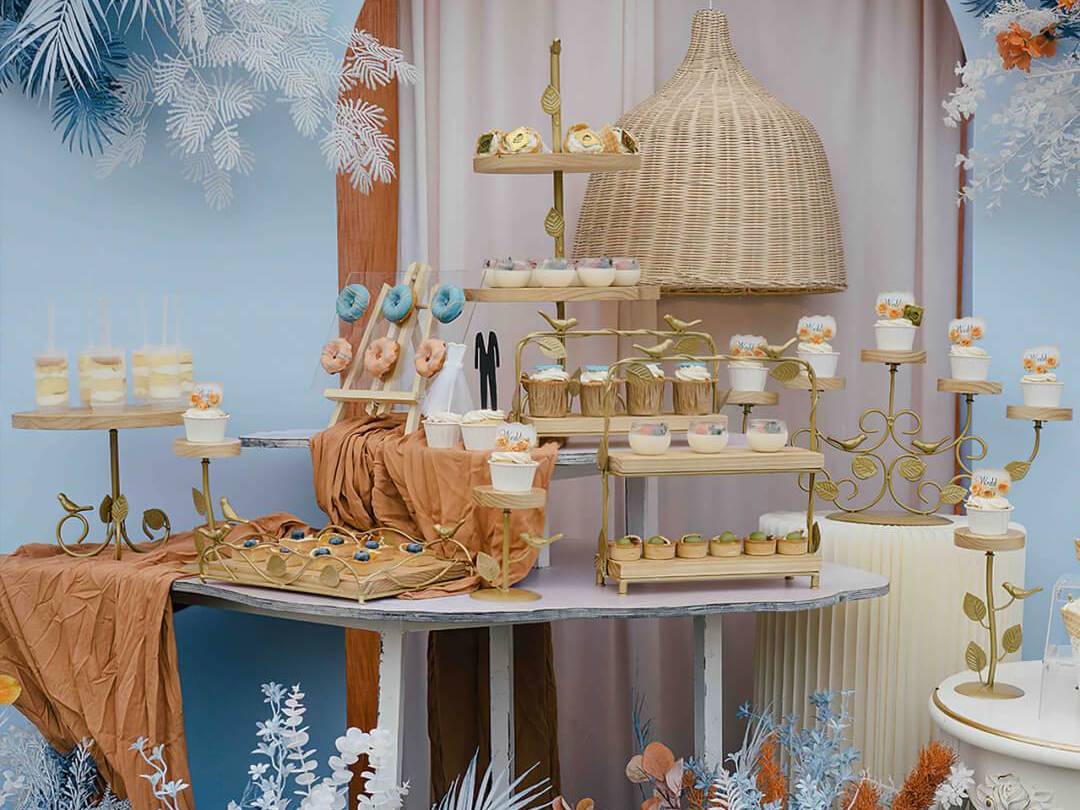 天美婚礼-唯美蓝色系户外婚礼