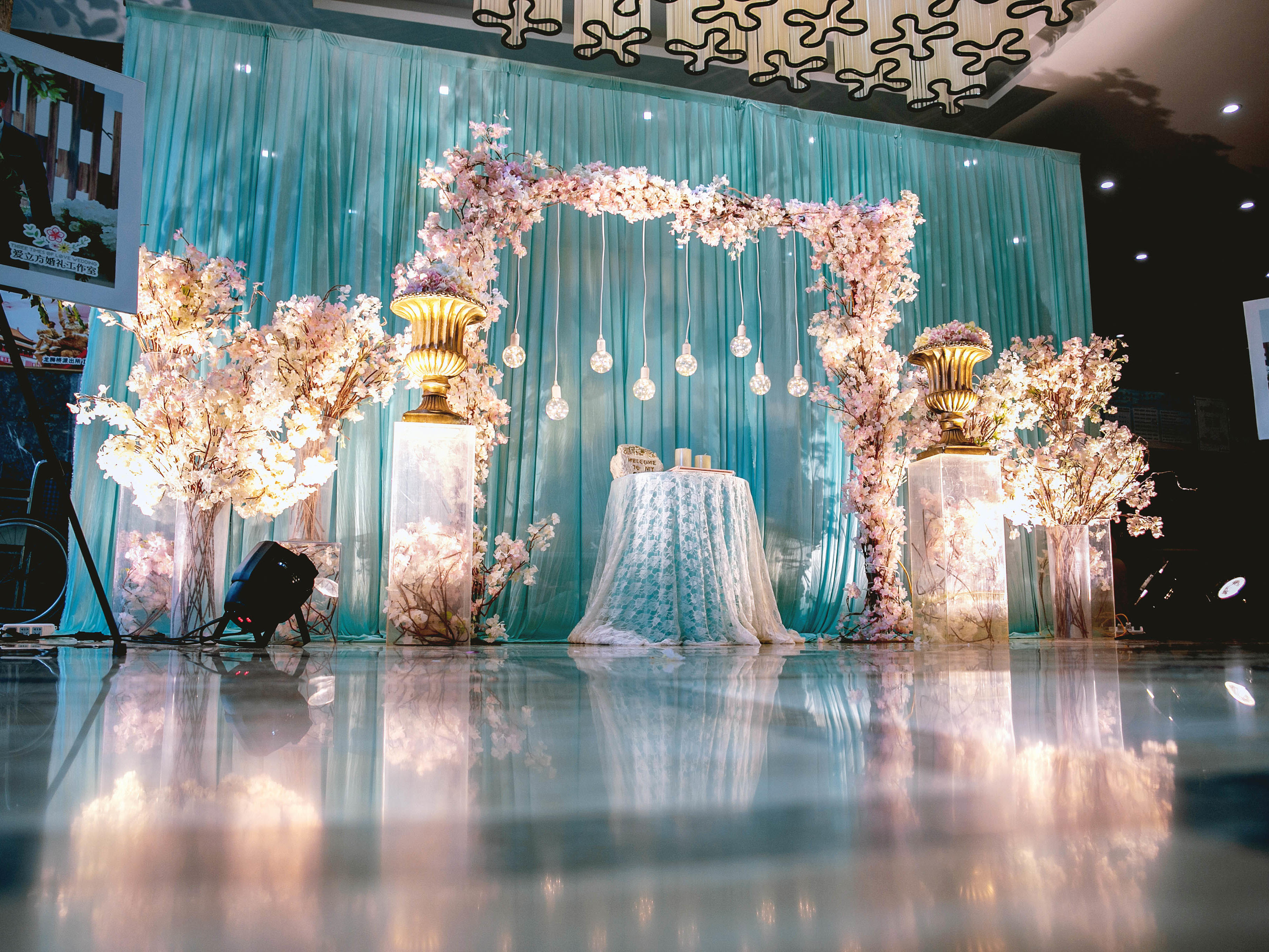 100-120人小型婚礼必选 夏日清凉蒂芙尼兰