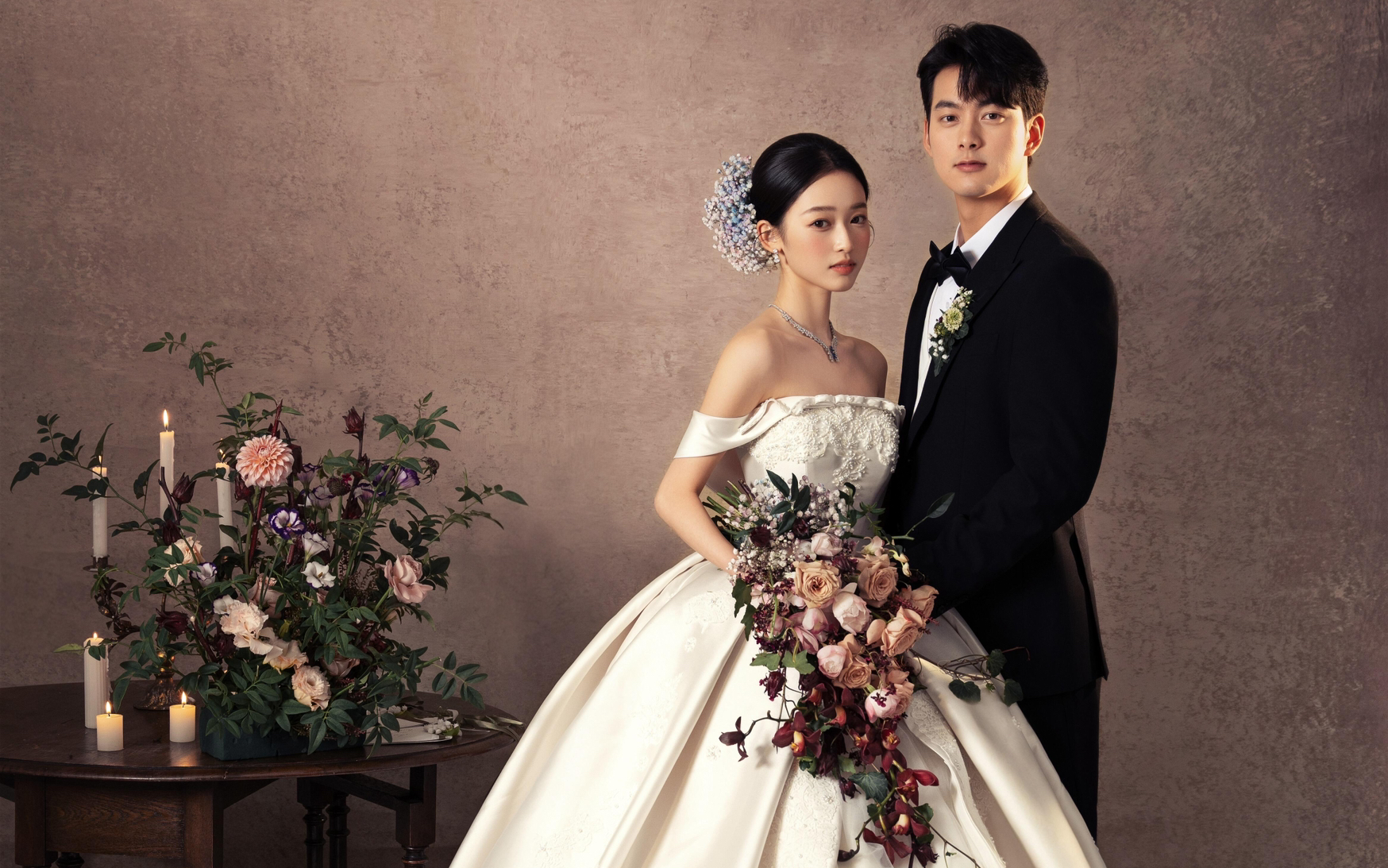 高阶审美满天星造型油画感婚纱照，太惊艳了✨ 