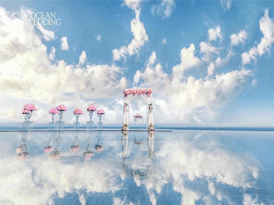 巴厘岛 — 天空之境水台婚礼