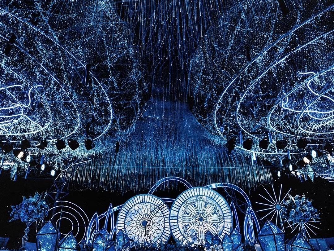 深蓝色银河 星月辉映 超豪华 深邃