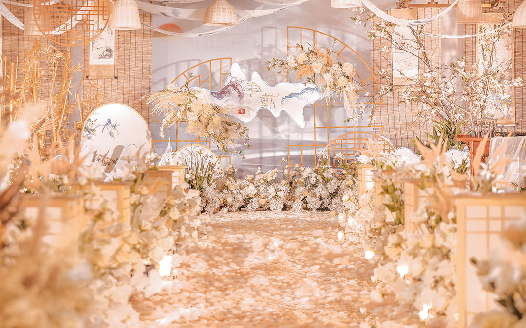 【艾尚婚礼策划】新中式香槟