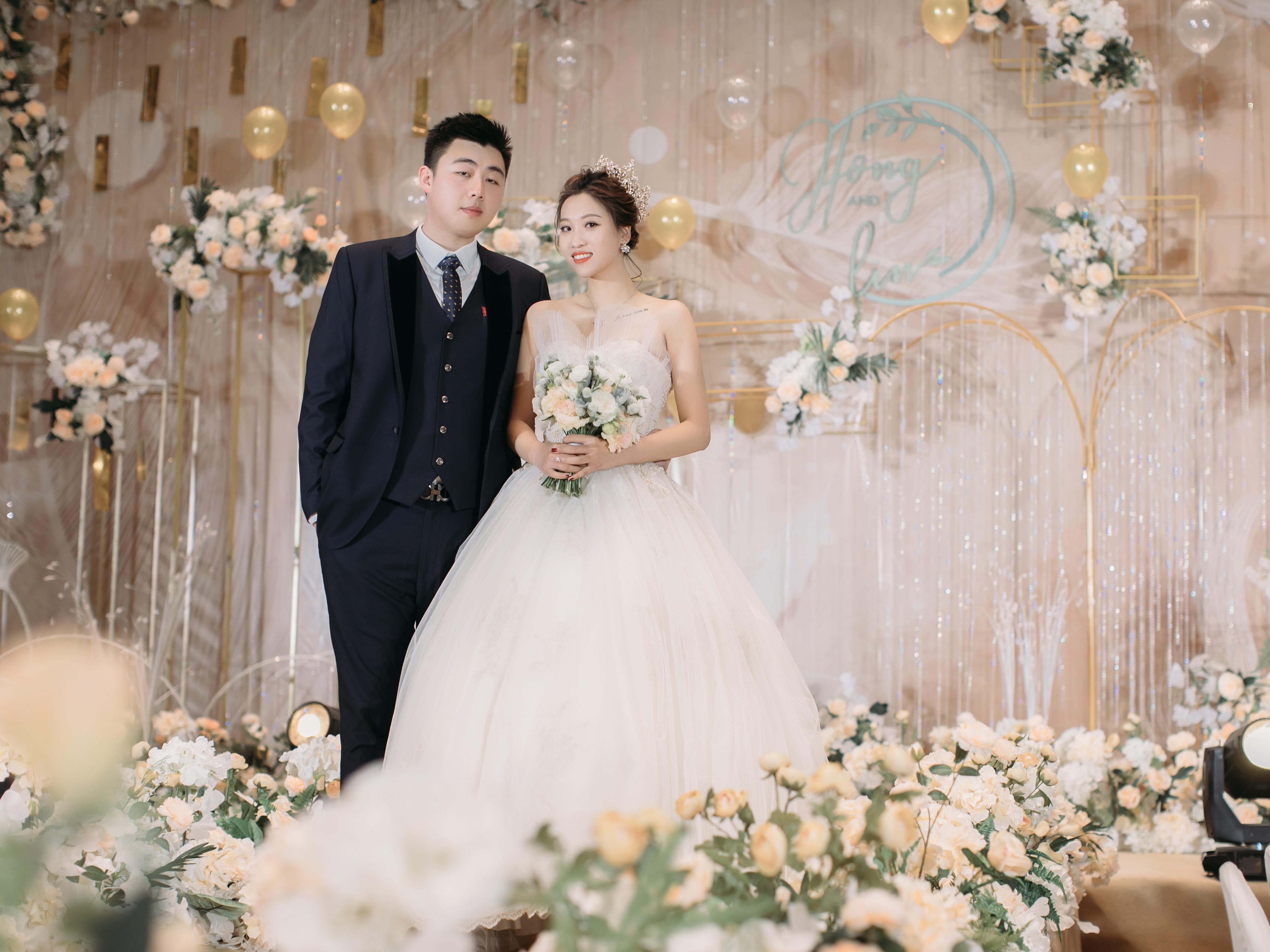 【惊叹婚礼】梦幻香槟粉色少女婚礼