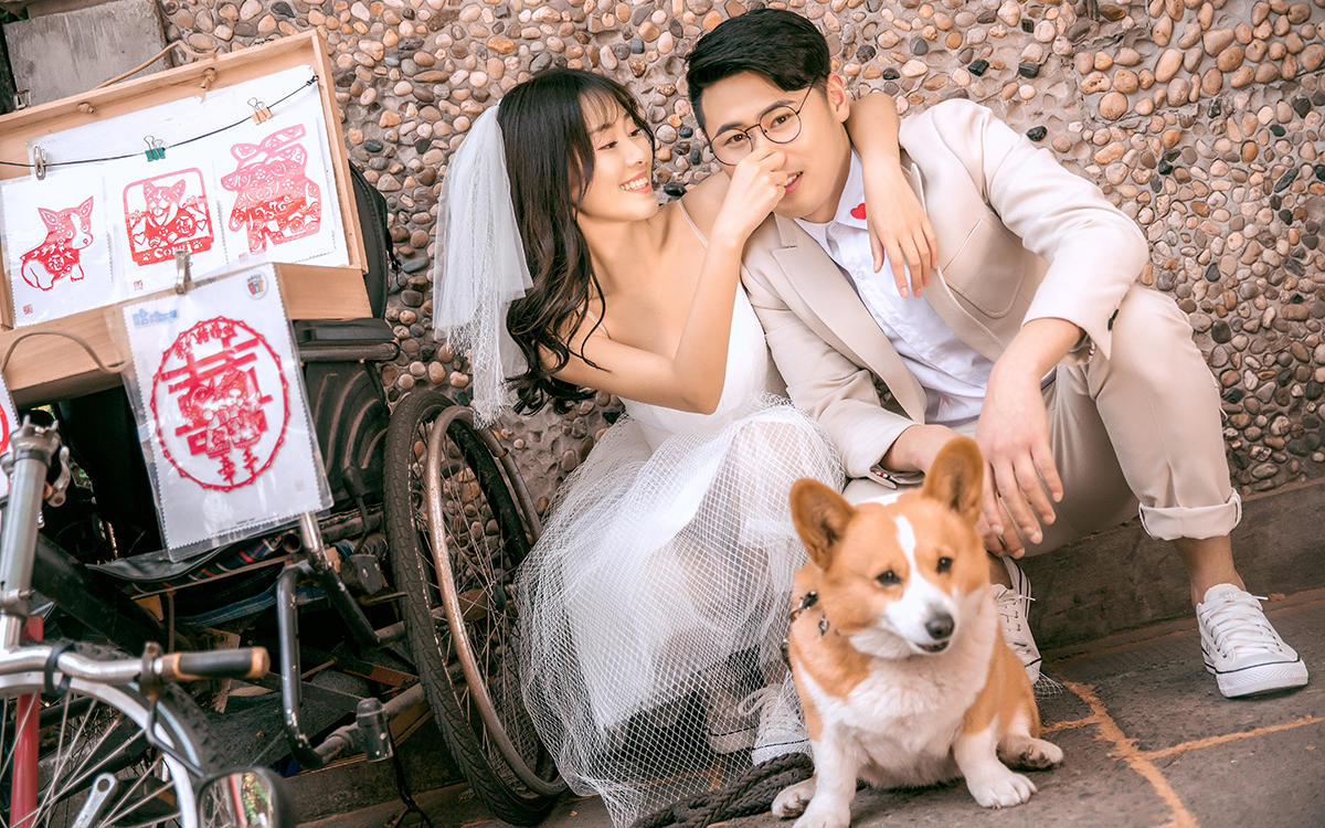 雙機位拍攝：微電影+婚紗照●私人定制●滿意再付款