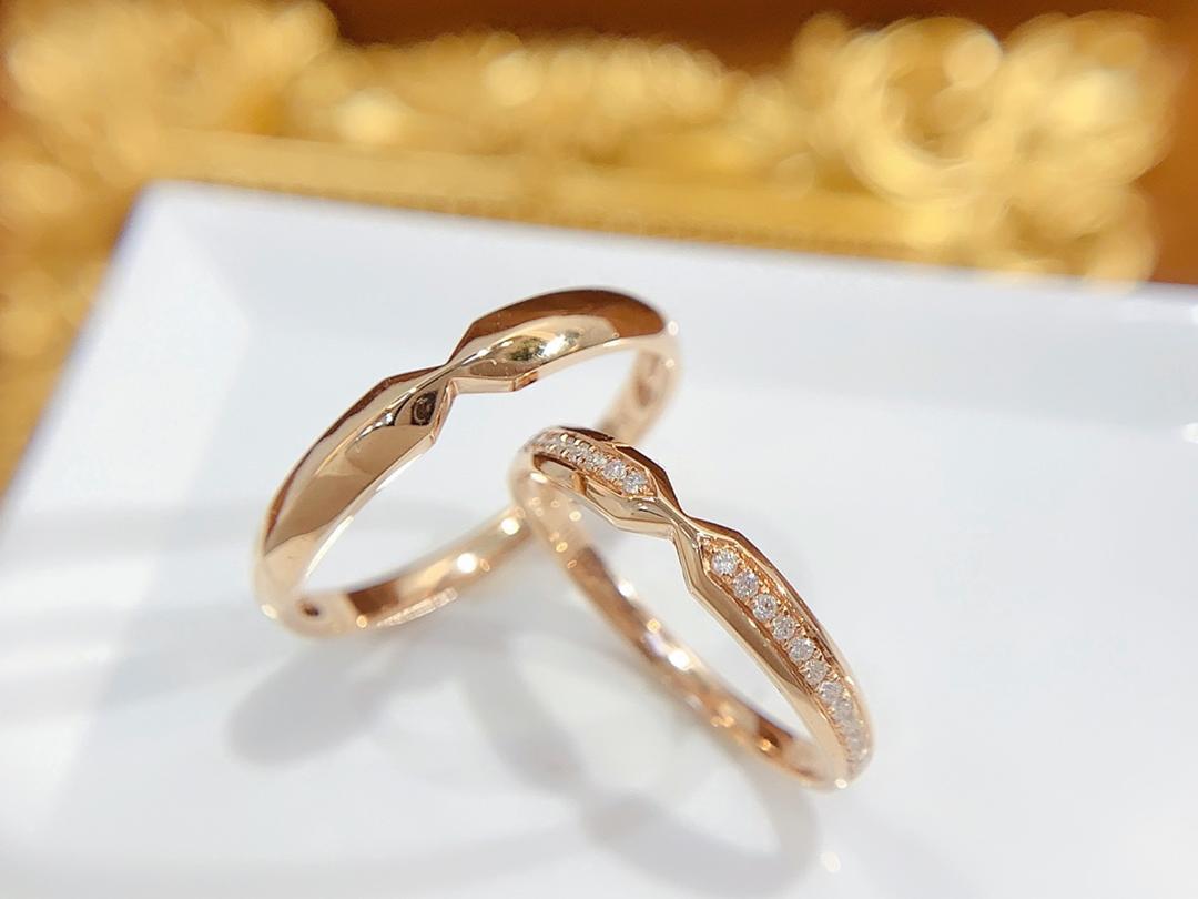 对戒【一见钟情】一件倾心 钻石定制