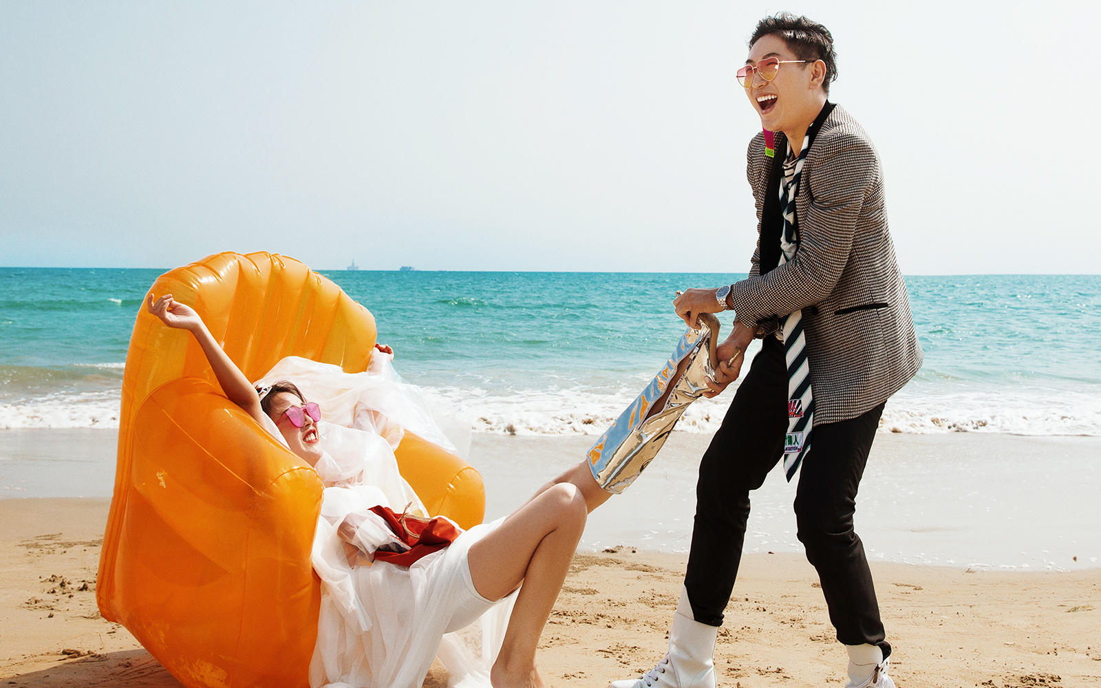 蔚蓝海岸青岛旅拍/婚纱摄影/旅拍婚纱照/蜜月旅拍