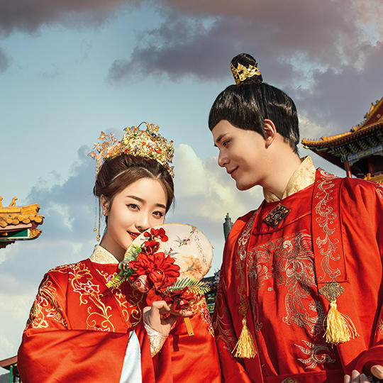 古裝中式婚紗攝影橫店主題結(jié)婚旅拍古風(fēng)攝影