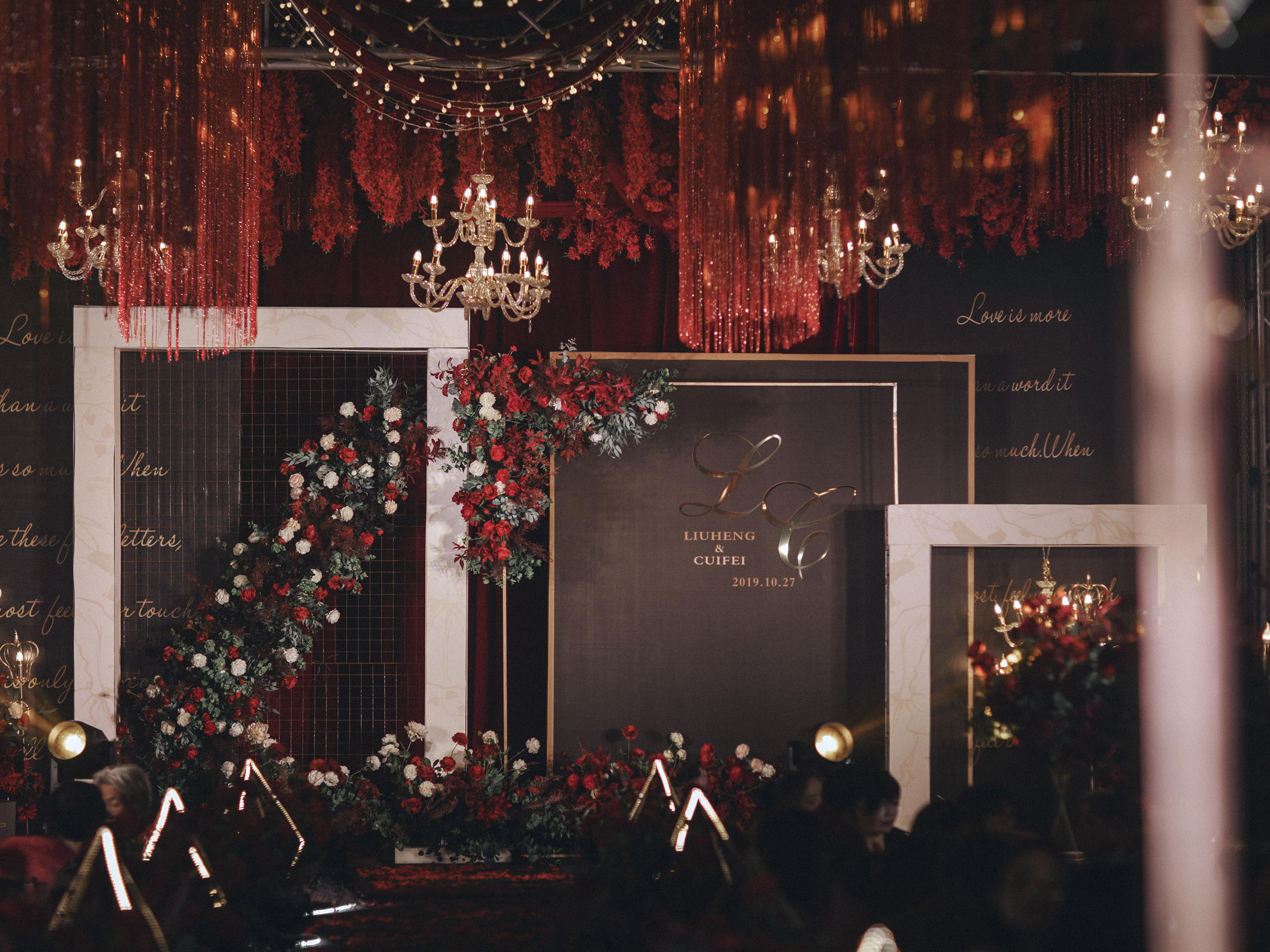 艾尚伱婚礼： 黑红色系列