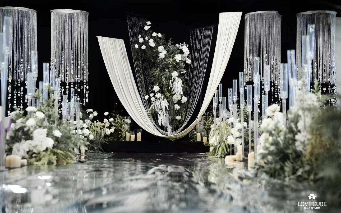 愛立方婚禮|韓式布幔水晶婚禮