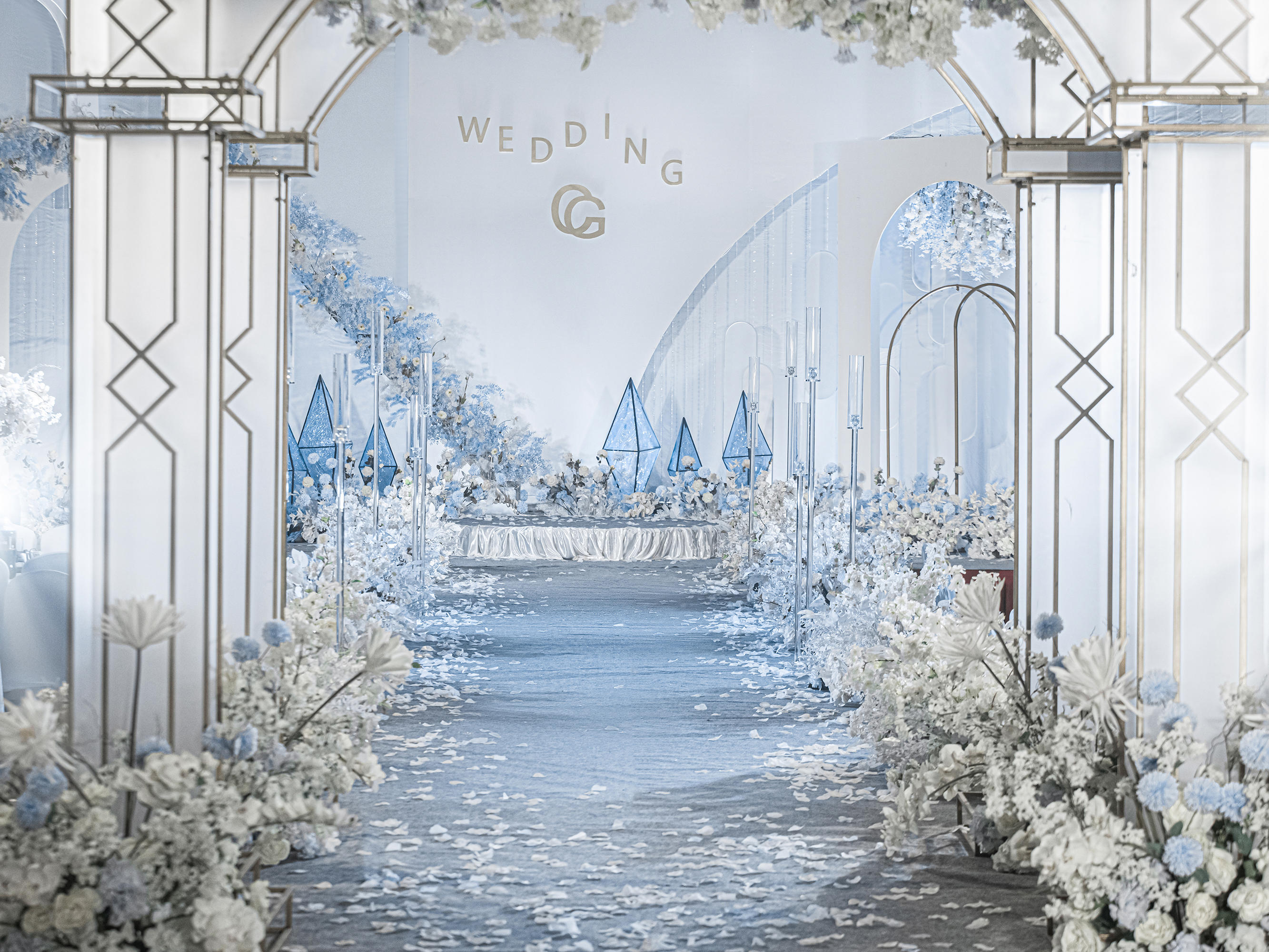 【洛亚皇朝婚礼】清新淡雅蓝