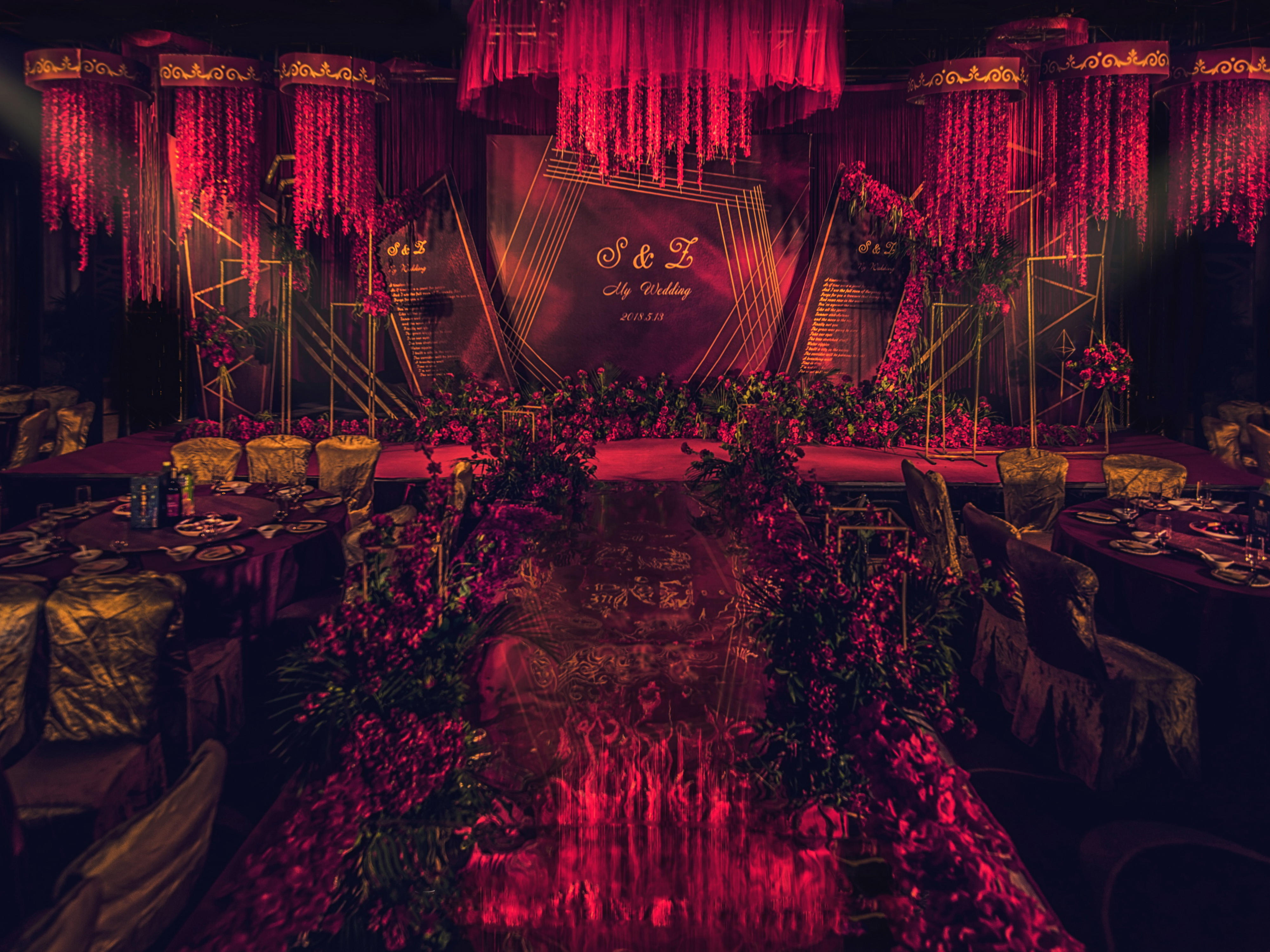 爱的真谛【红金色主题婚礼】内含司仪摄像摄影跟妆