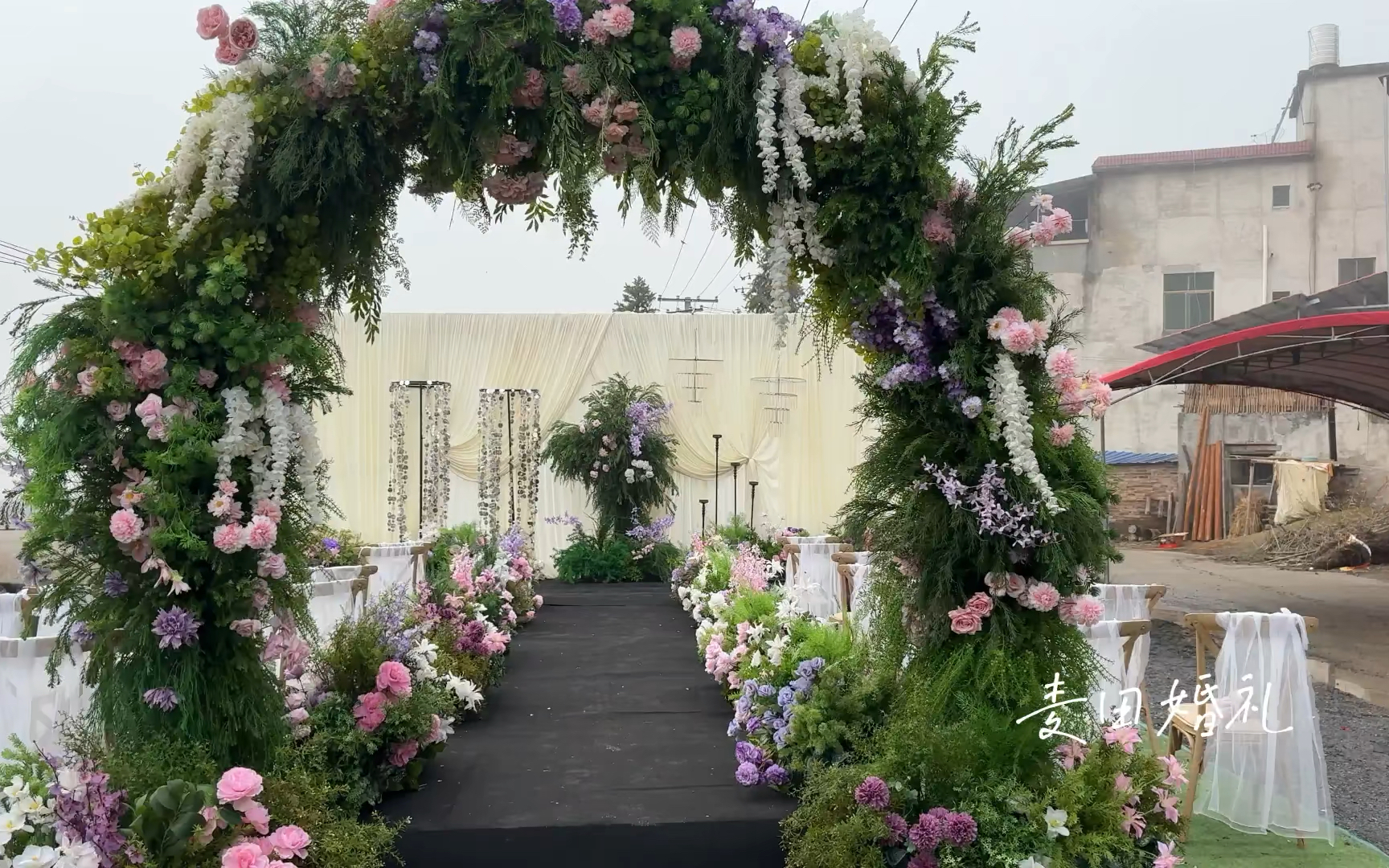 一場超有生命力的婚禮布置