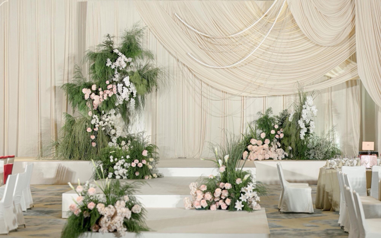 云墨嘉礼策划｜韩式清新布幔婚礼