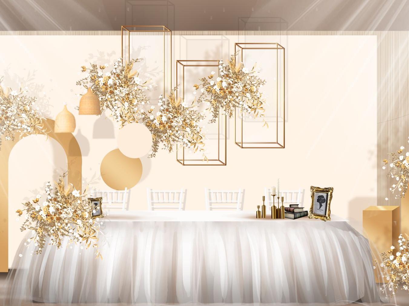 【美慕MEMO婚礼】热门颜色香槟色婚礼