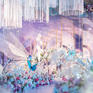 薄荷园婚礼|粉紫花园式华丽婚礼