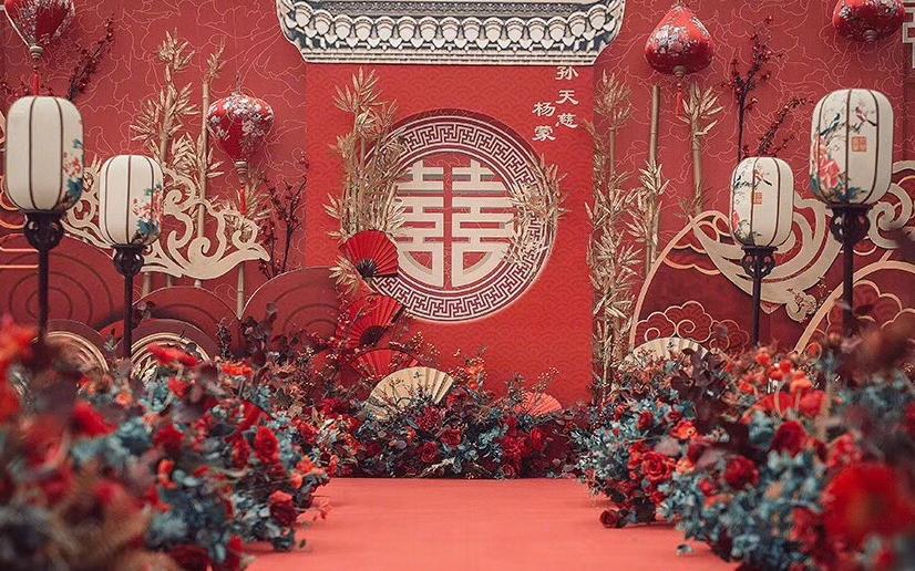 中国风小婚礼，小预算婚礼
