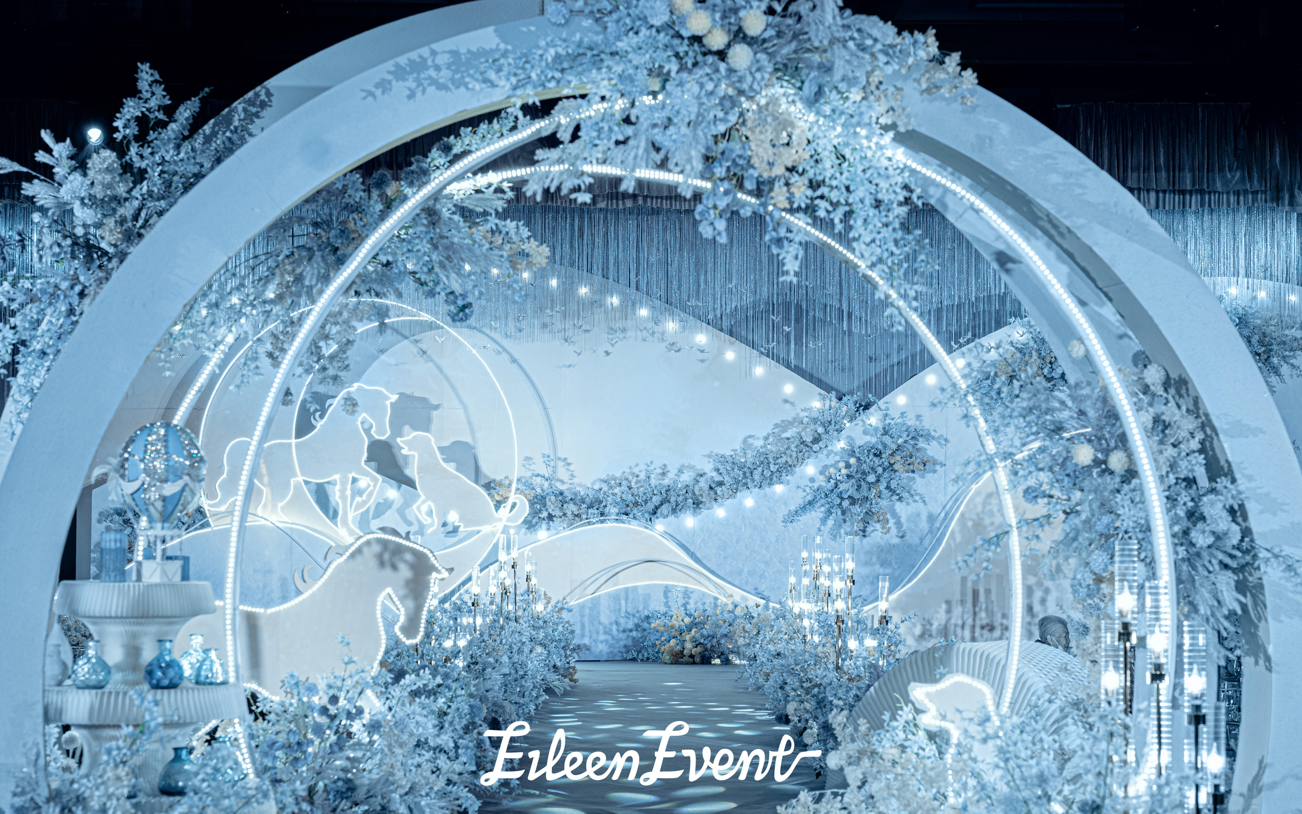 E-EVENT｜浪漫蓝色定制婚礼