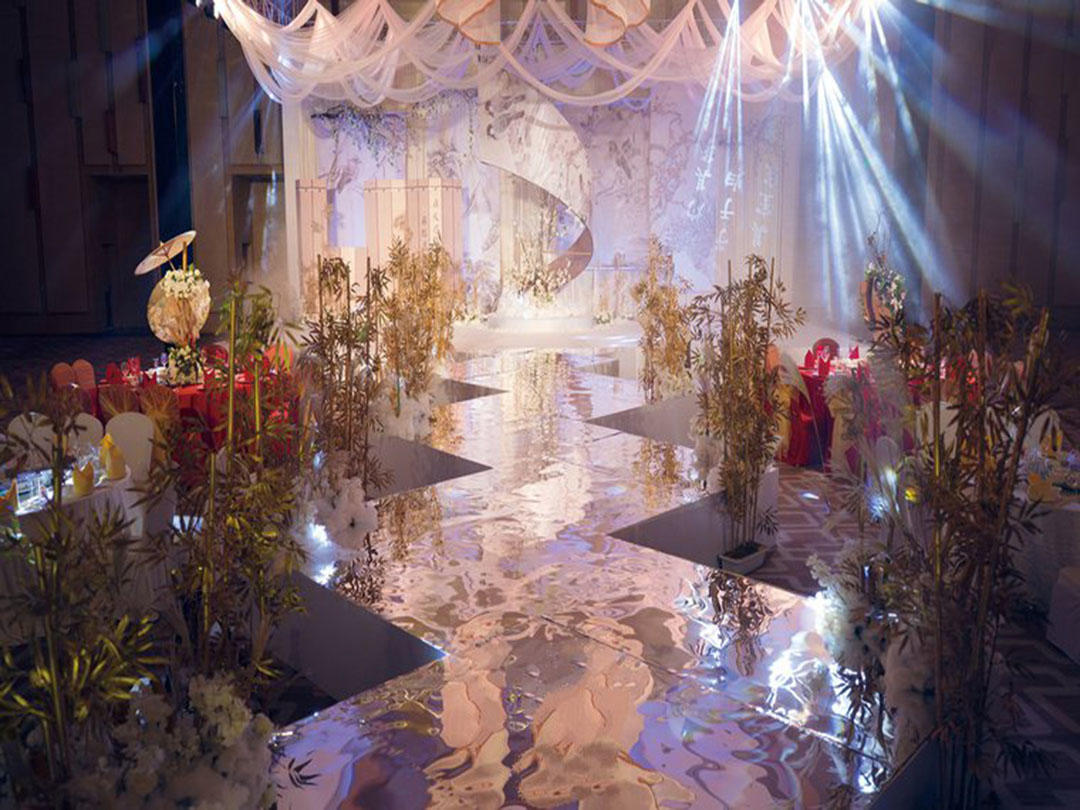 六盘水爱斐堡主题婚礼：新中式《粉》