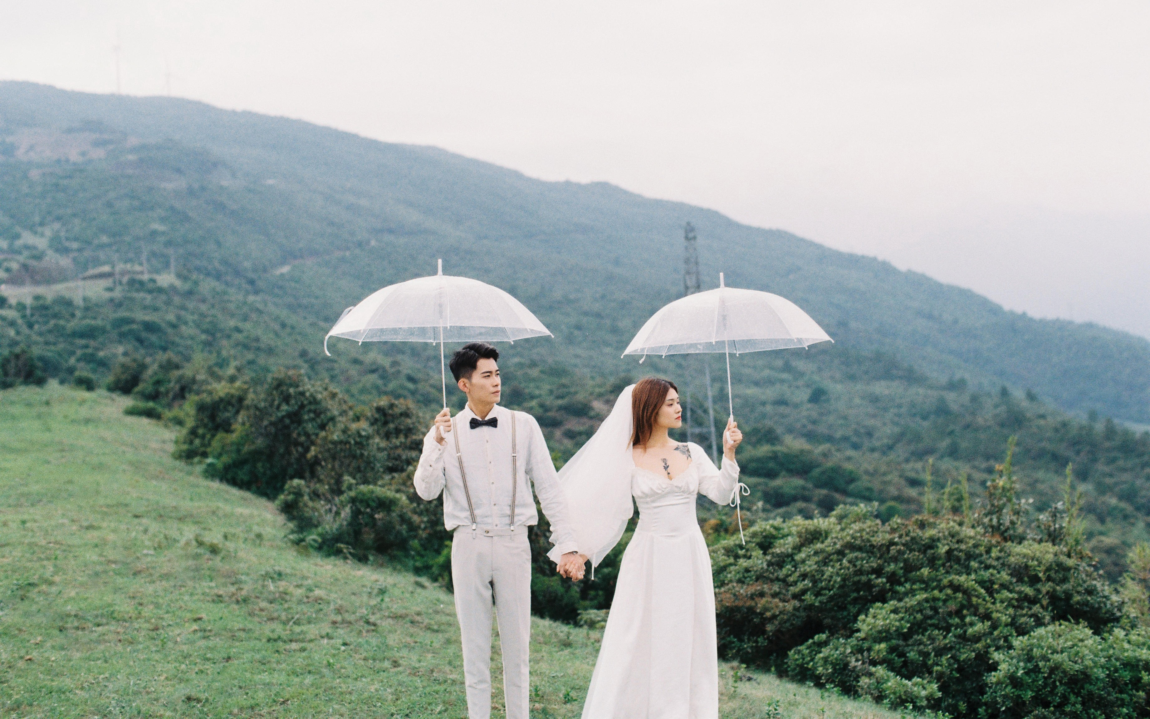 值得珍藏一辈子的小清新风格婚纱照